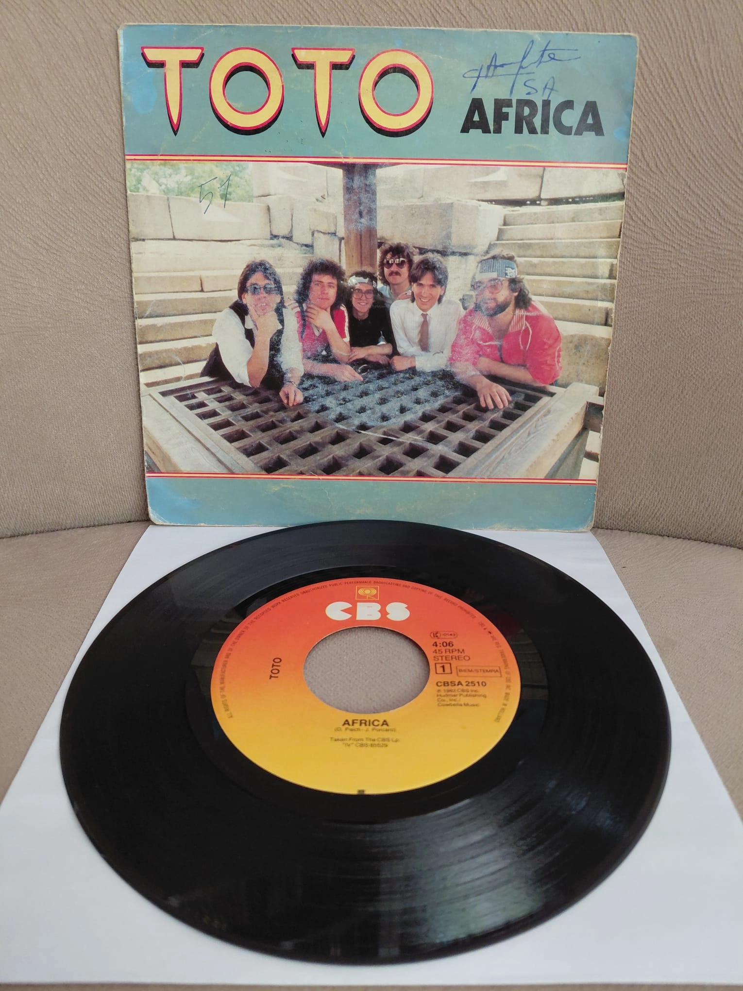 TOTO   –   Africa  - 1982  Hollanda Basım 45’lik  Plak