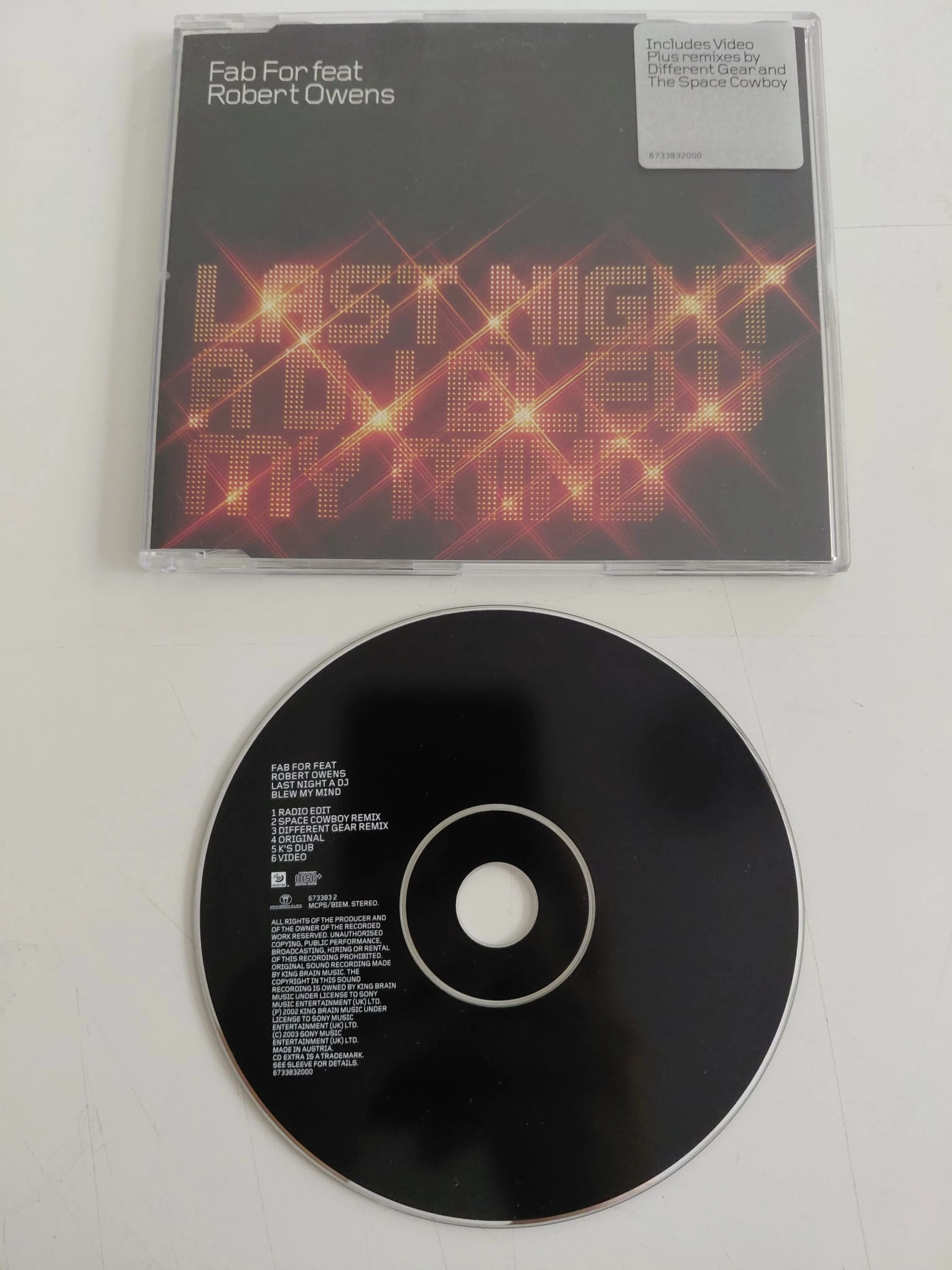 Fab For Feat. Robert Owens – Last Night A DJ Blew My Mind - CD, Single, Enhanced-2.el