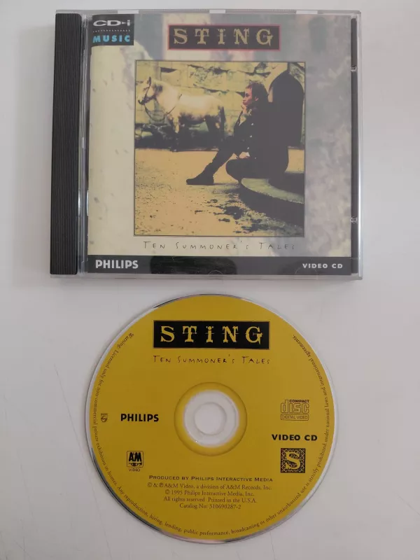 Sting  – Ten Summoner’s Tales  –  USA Basım - CD Albüm-2.el