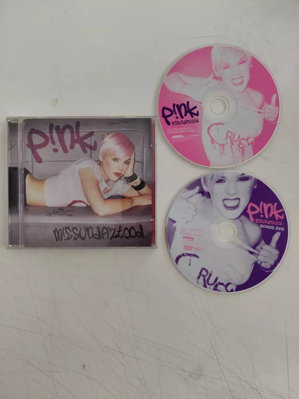 PINK  ‎– M!ssundaztood   – 2002  USA  Basım - 2x CD Albüm+ DVD-Video-2.el