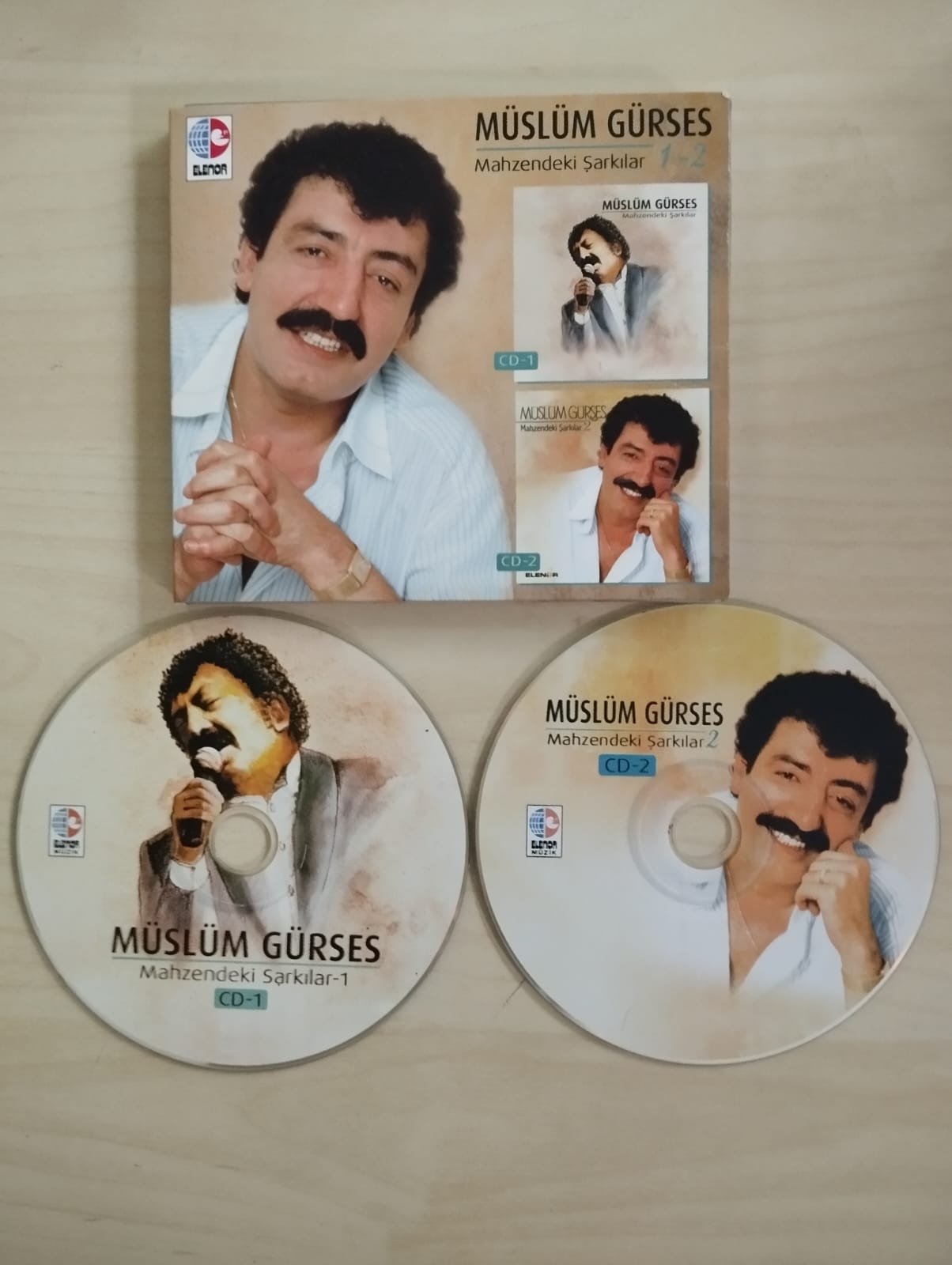 Müslüm Gürses – Mahzendeki Şarkılar 1-2 - Türkiye Basım - 2xCD Albüm-2.el