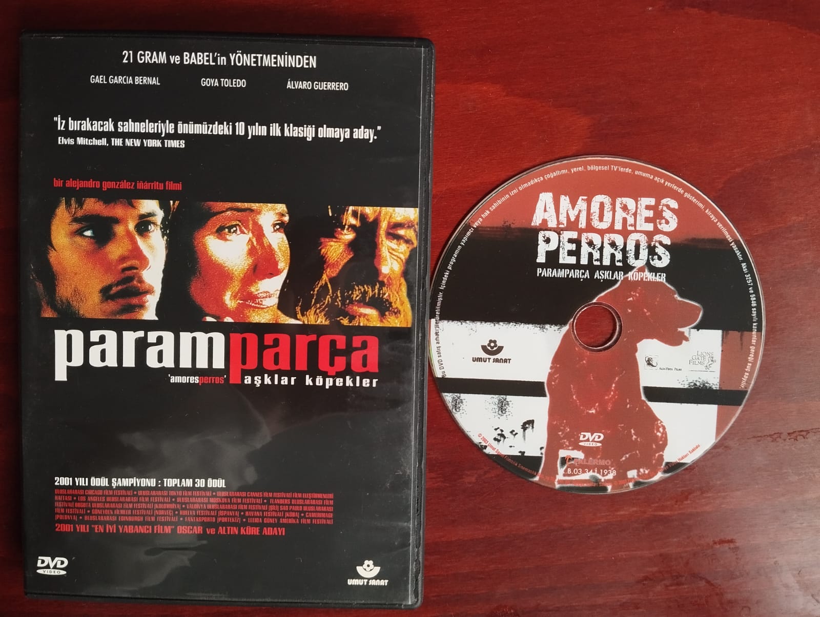 Amoresperros - Paramparça Aşklar ve Köpekler - 2. El  DVD Film