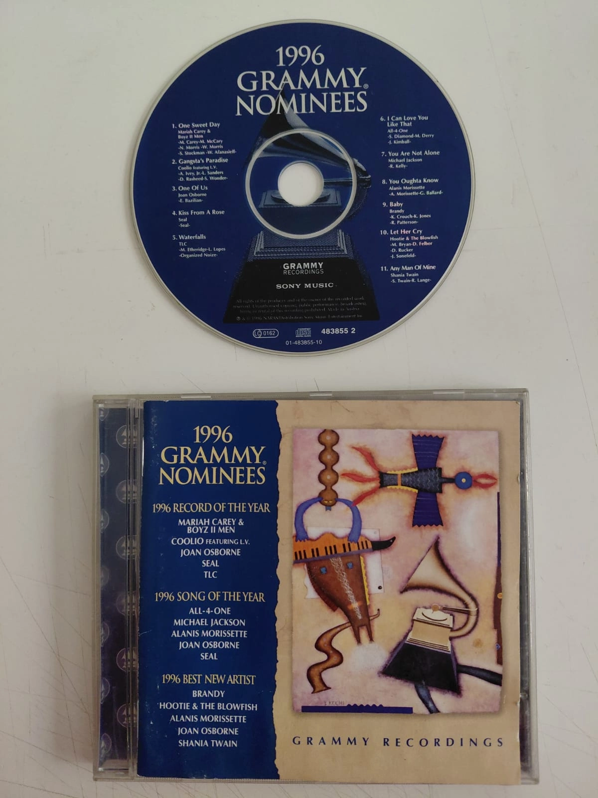 1996 Grammy Nominees  - 1996  Avrupa Basım CD Albüm-2.el