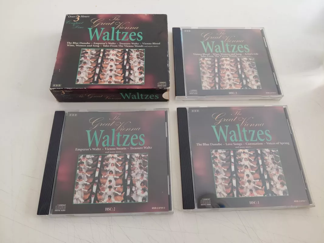 The Great Vienna Waltzes  -  1994   Kanada  Basım - 3xCD Box Set-2.el