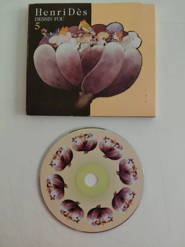 Henri Dès – Dessin Fou - 5 - 1999 Fransa Basım CD Albüm-2.el