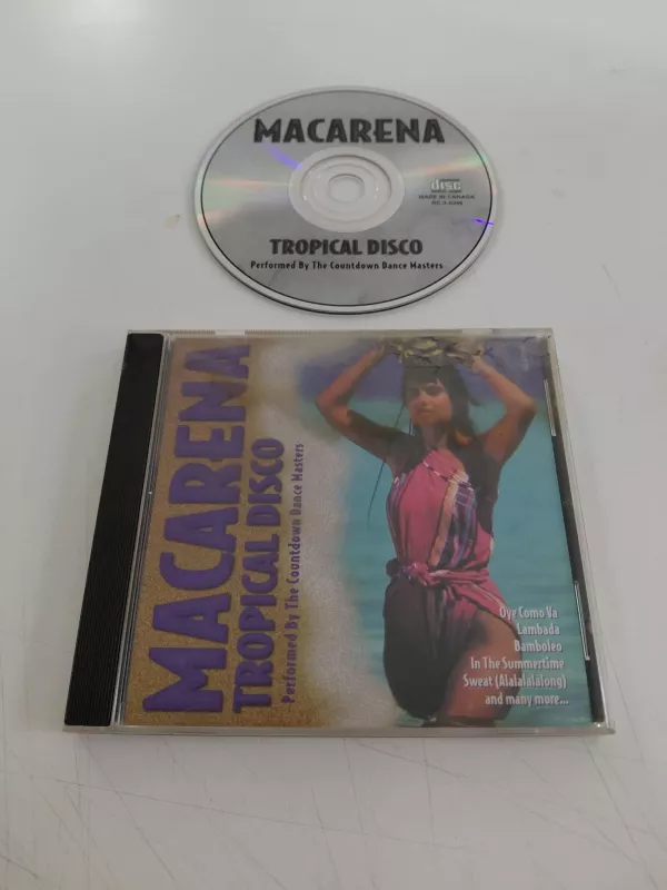 The Countdown Dance Masters – Macarena Tropical Disco  – 1996  Kanada  Basım - CD Albüm-2.el