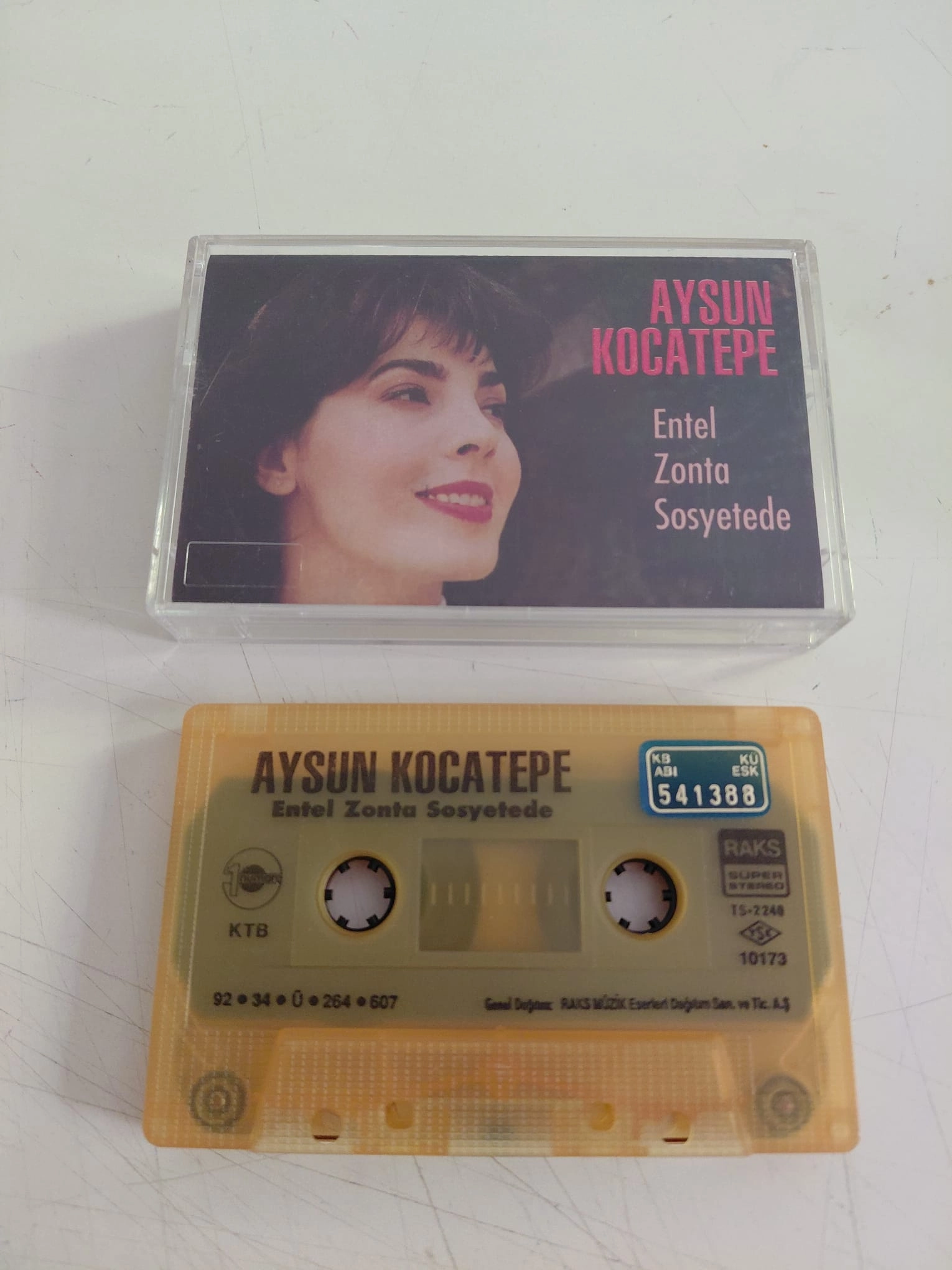 Aysun Kocatepe – Entel Zonta Sosyetede - 1992 Türkiye Basım Kaset-2.el