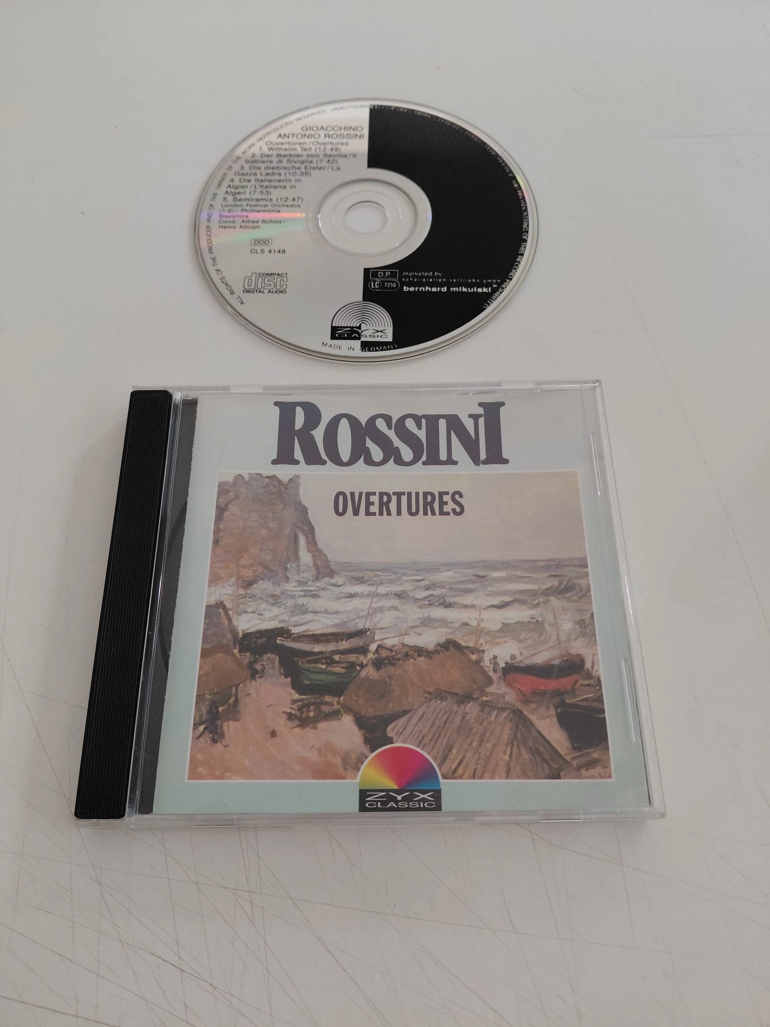 Alfred Scholz  – Rossini Overtures – 1991 Almanya Basım - CD Albüm-2.el