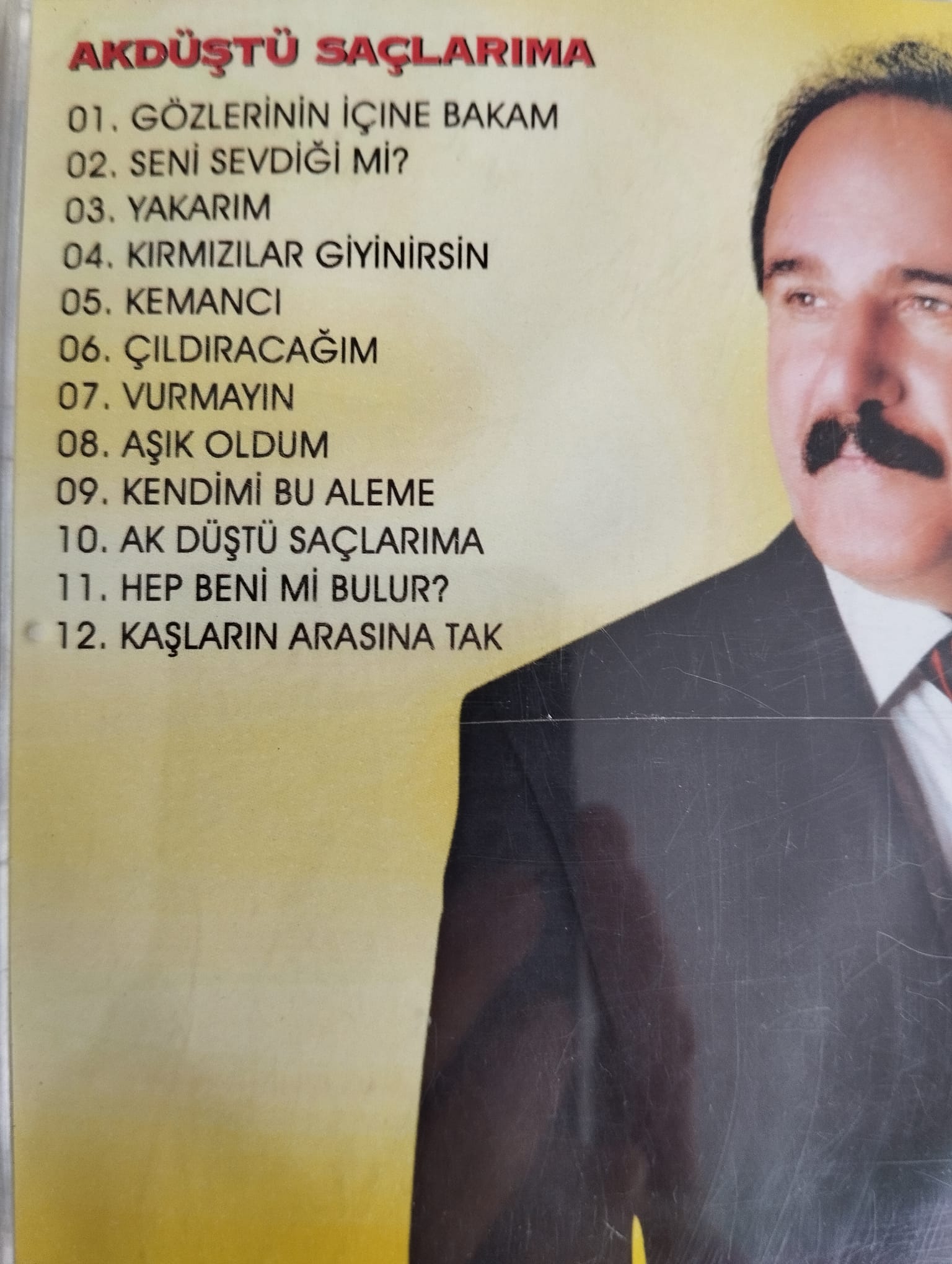 Erol Söyler  – Akdüştü Saçlarıma –  Türkiye Basım  2. El CD   Albüm/İthaflı İmzalı