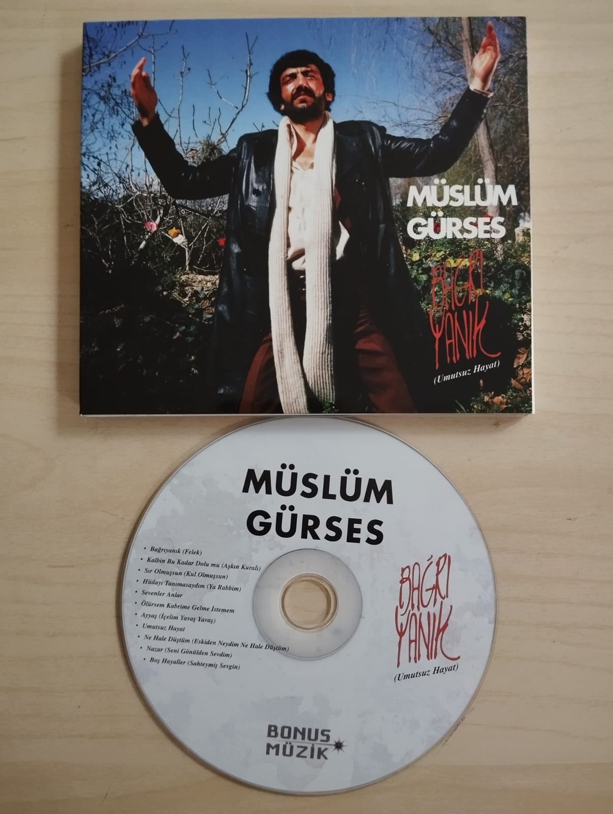 Müslüm Gürses – Bağrıyanık - Türkiye Basım - CD Albüm-2.EL