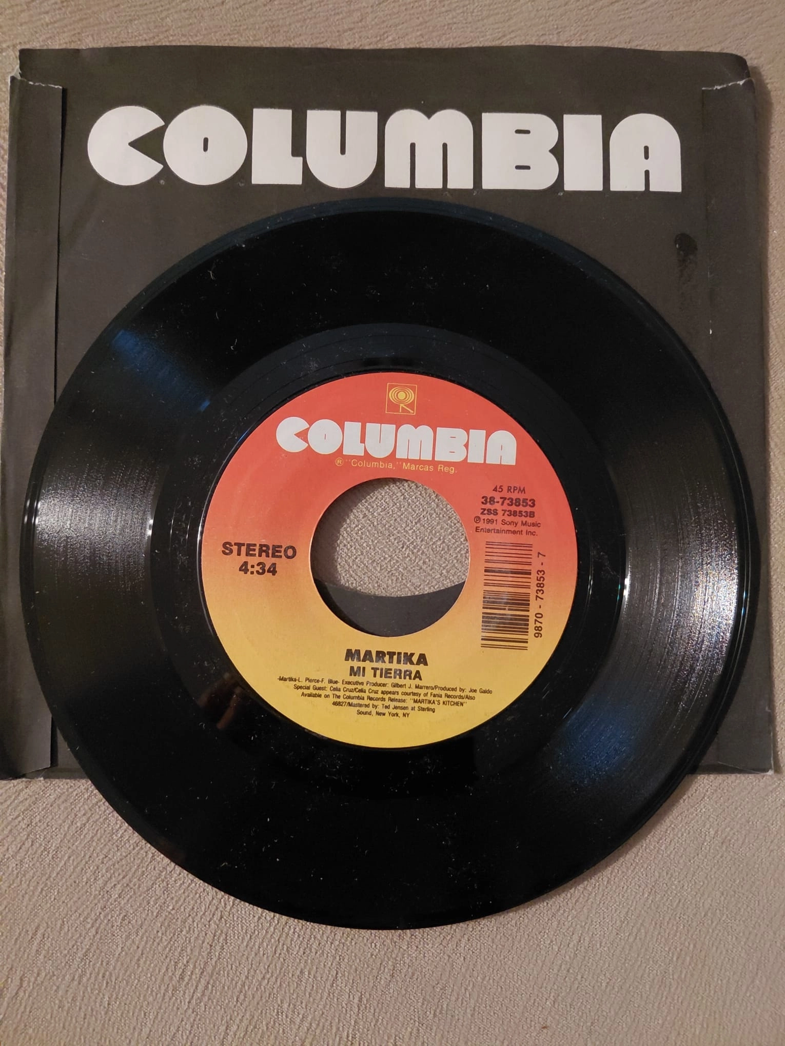 Martika  –  Love...Thy Will Be Done -  1981  USA  Basım 45lik Plak