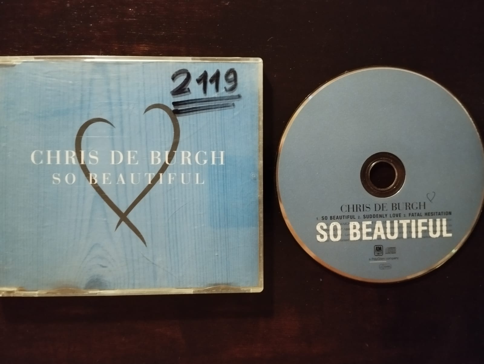 Chris de Burgh – So Beautiful - 1997 İngiltere Basım 2. El CD Single