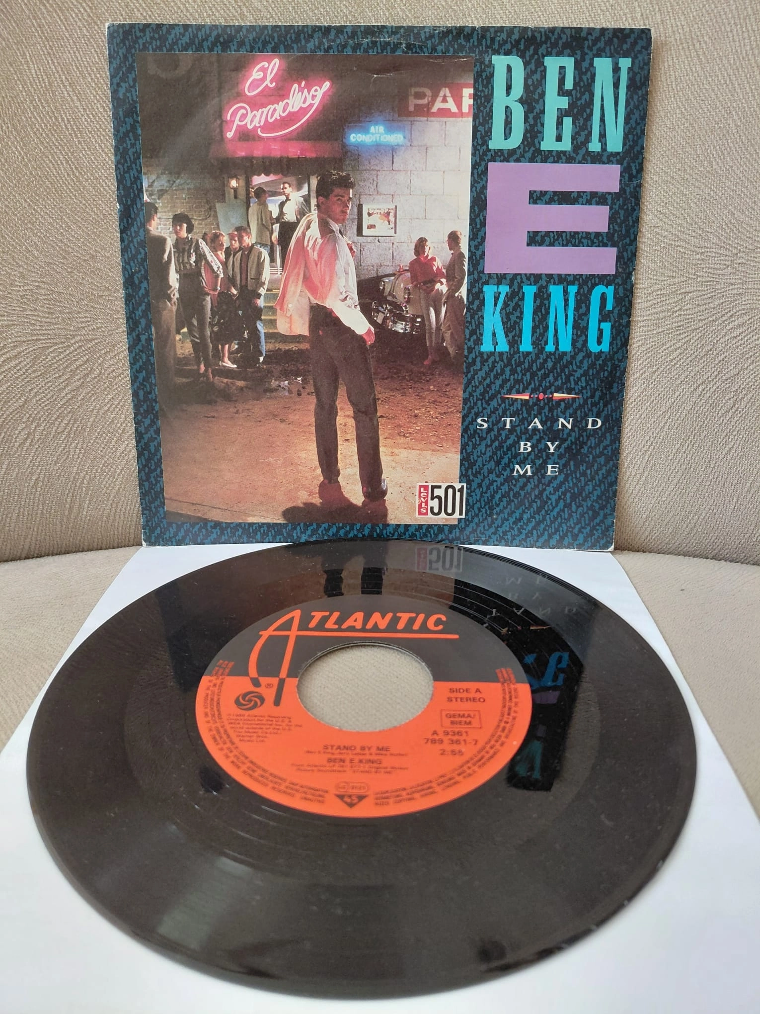Ben E King  –  Stand By Me  -  1986  Almanya Basım  45’lik  Plak