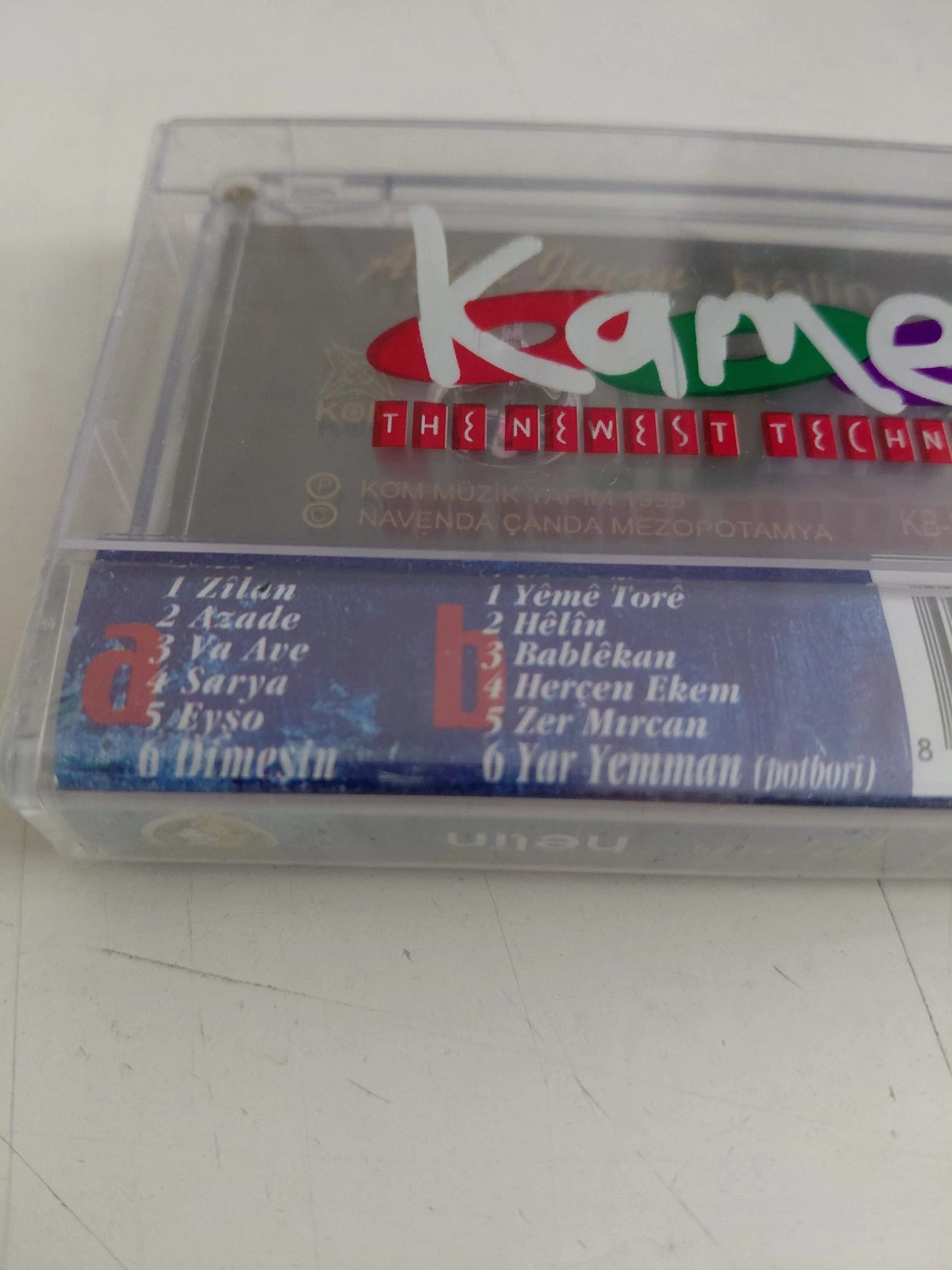 Agira Jiyan - Helin -  Türkiye  Basım Kaset Albüm /Açılmamış Ambalajlı (Kürtçe)