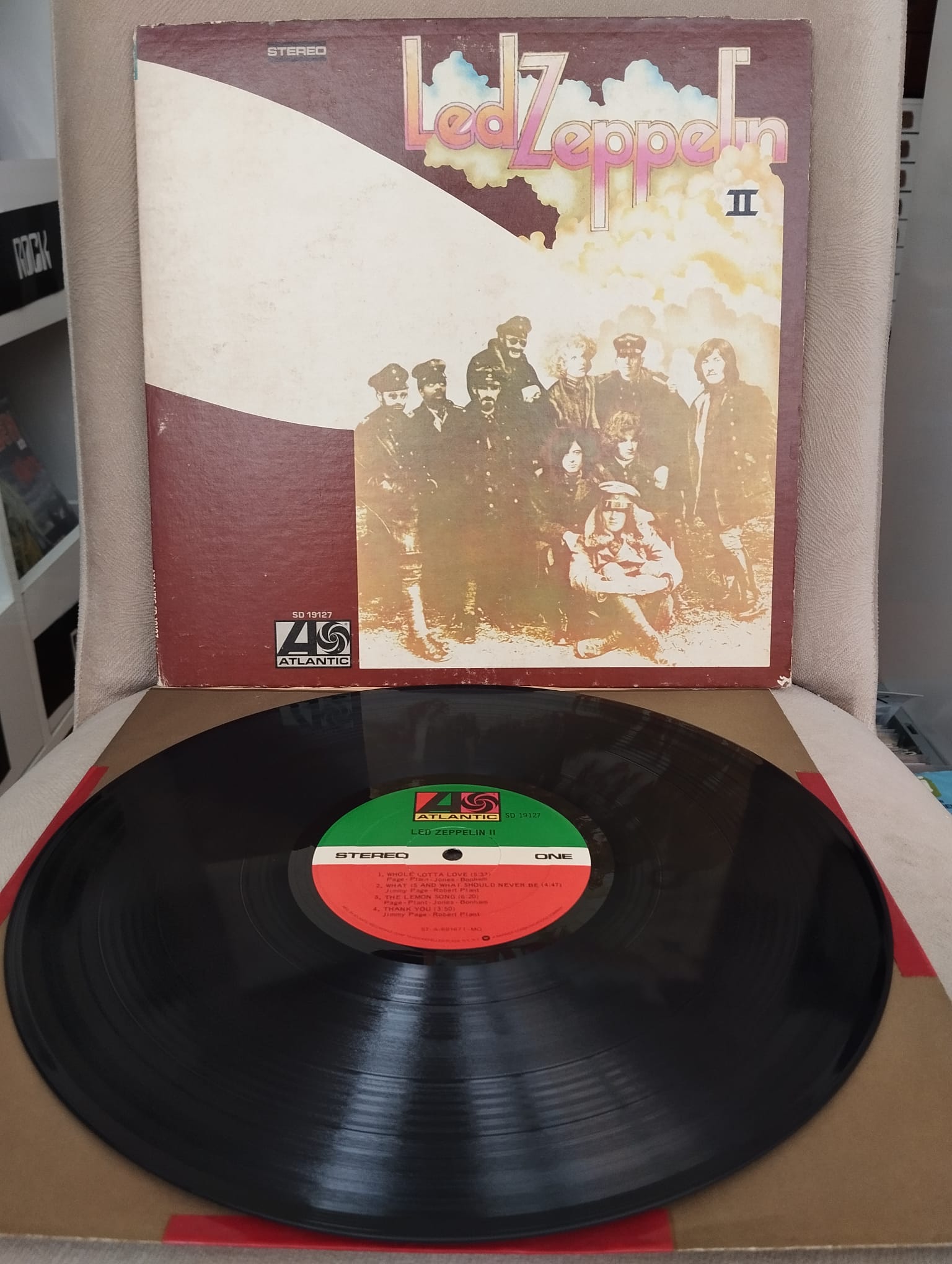 Led Zeppelin – Led Zeppelin II - 1977 Japonya Basım 33 Lük LP Albüm-2.EL