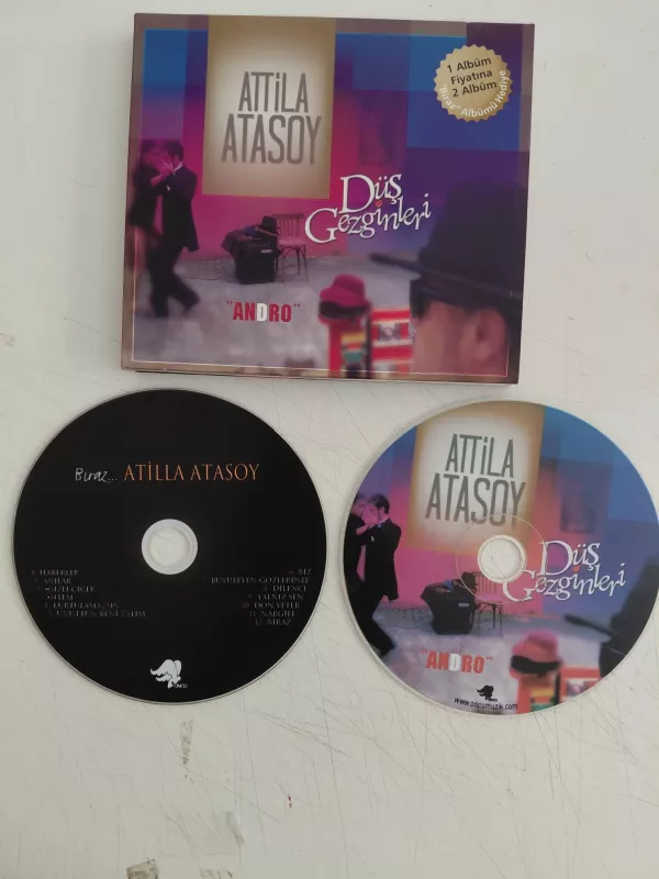 Attila Atasoy & Düş Gezginleri – Andro -   Türkiye  Basım 2xCD Albüm-2.el