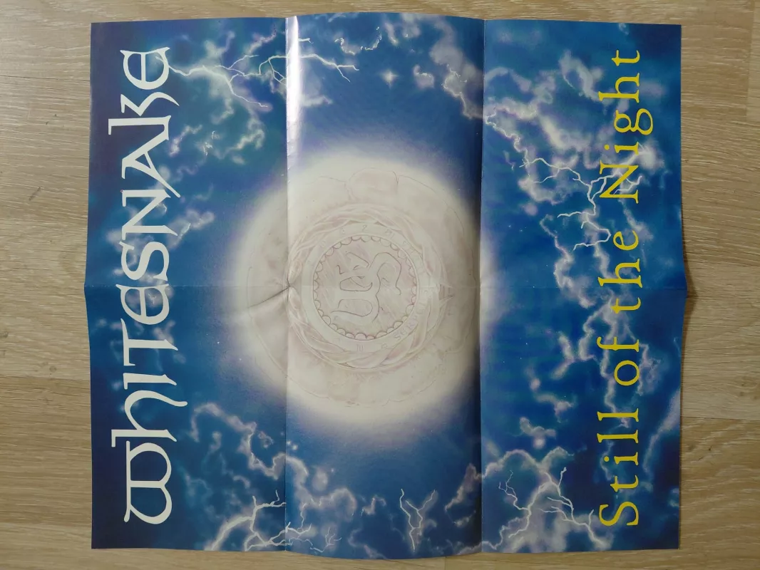 WHITESNAKE  – Still Of The Night - 1987 Japonya Basım 45lik (Beyaz Renk) Plak /Poster Kapak-2.el