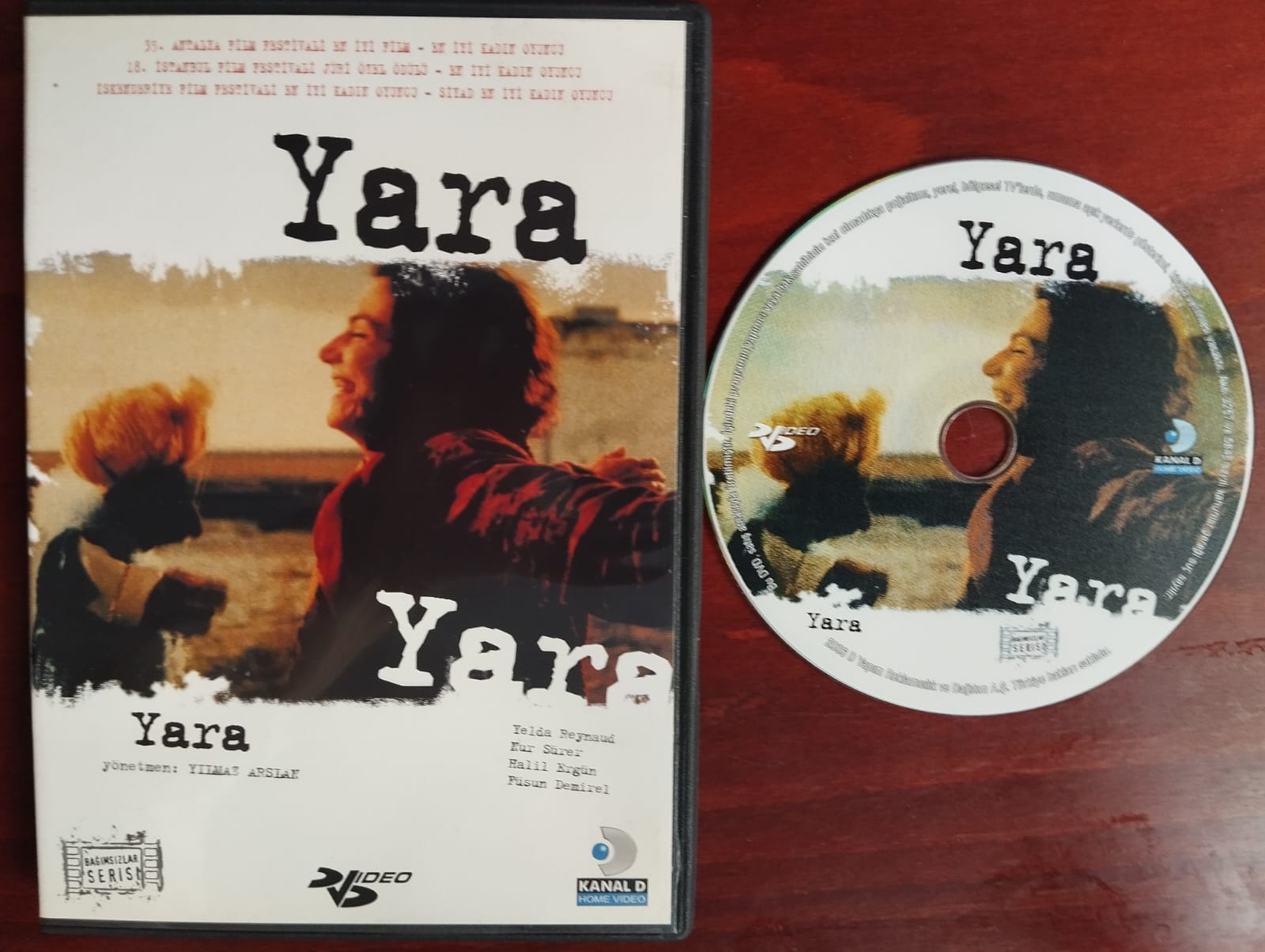 YARA  - Nur Sürer / Halil Ergün -  DVD Film -2. El