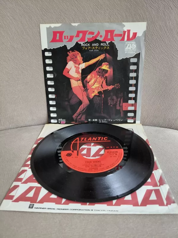 Led Zeppelin – Rock And Roll / Four Sticks - 1976 Japonya  Basım 45lik Plak-2.el