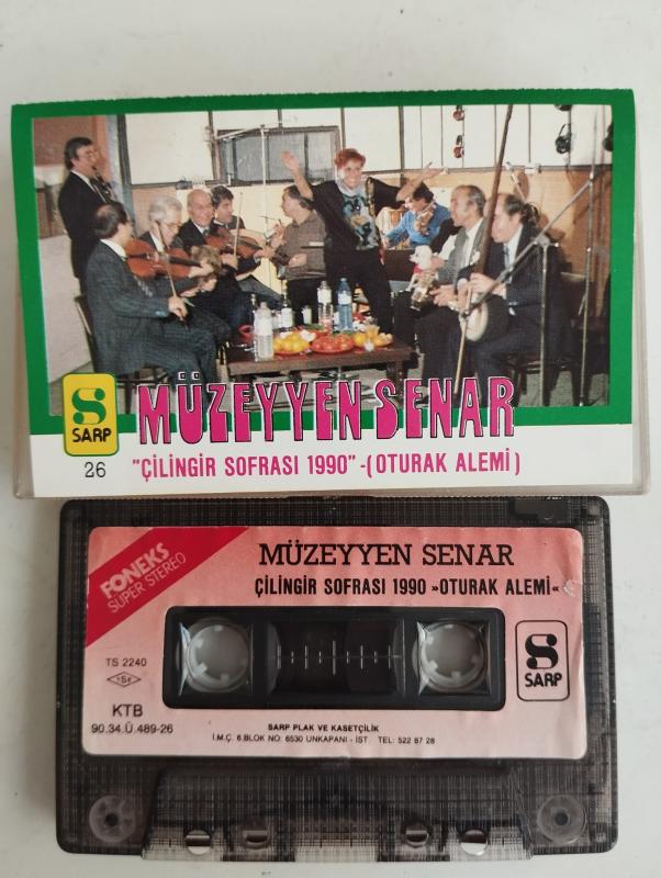 Müzeyyen Senar – Çilingir Sofrası 1990 (Oturak Alemi) - Türkiye Basım 2. El Kaset