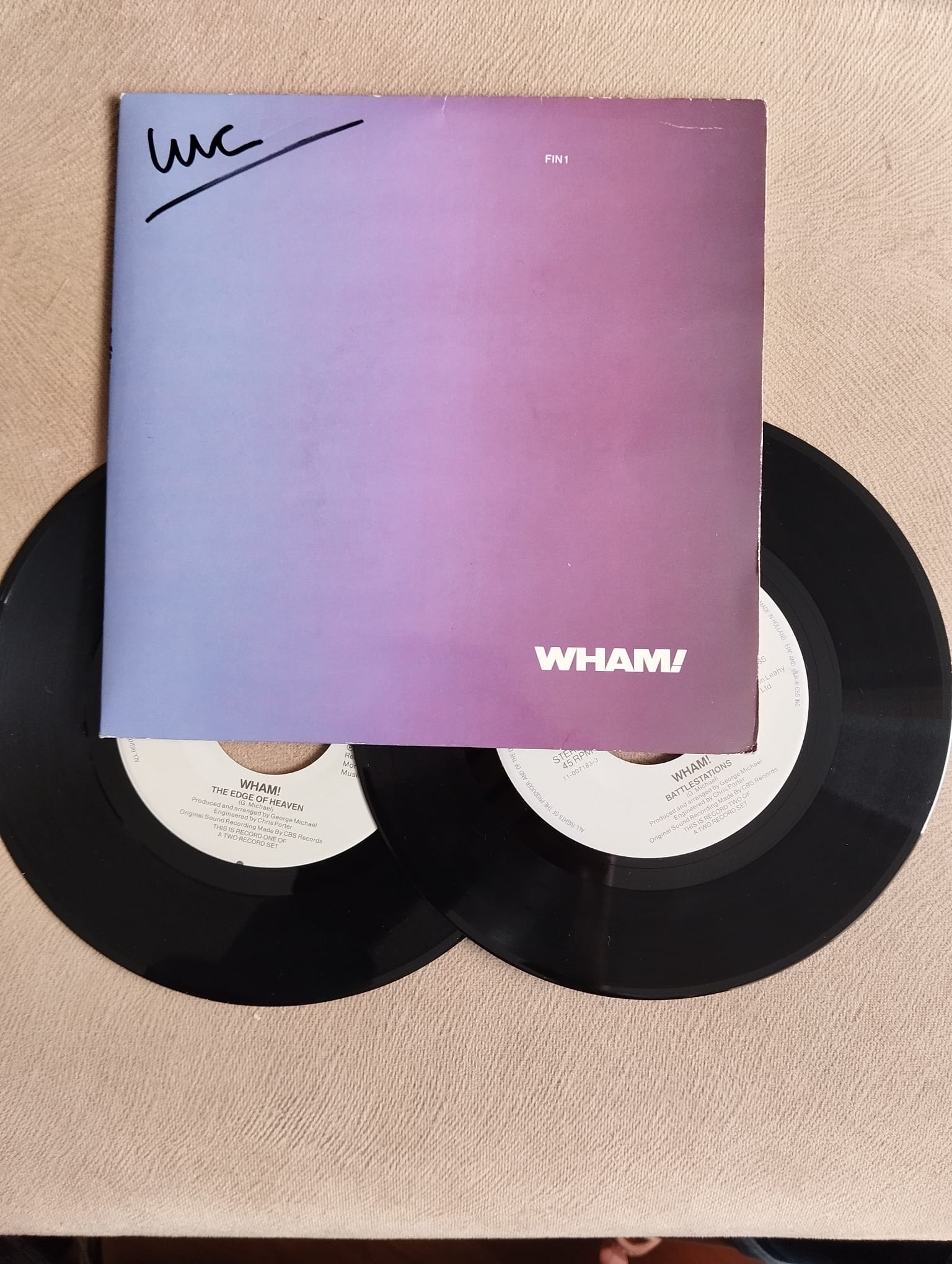 Wham! – The Edge Of Heaven - 1986 Avrupa Basım 2x45 lik Plak