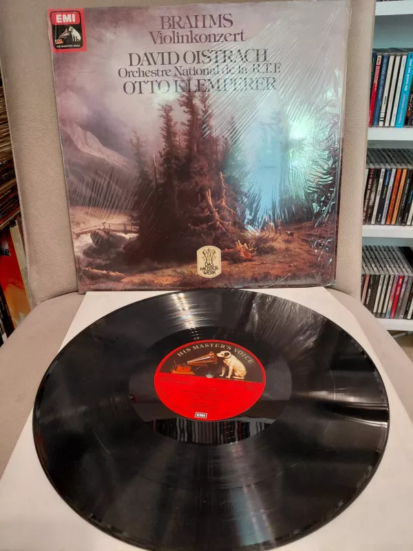 Brahms / David Oistrach – Violinkonzert – Almanya Basım 33 lük Plak - LP Albüm-2.el
