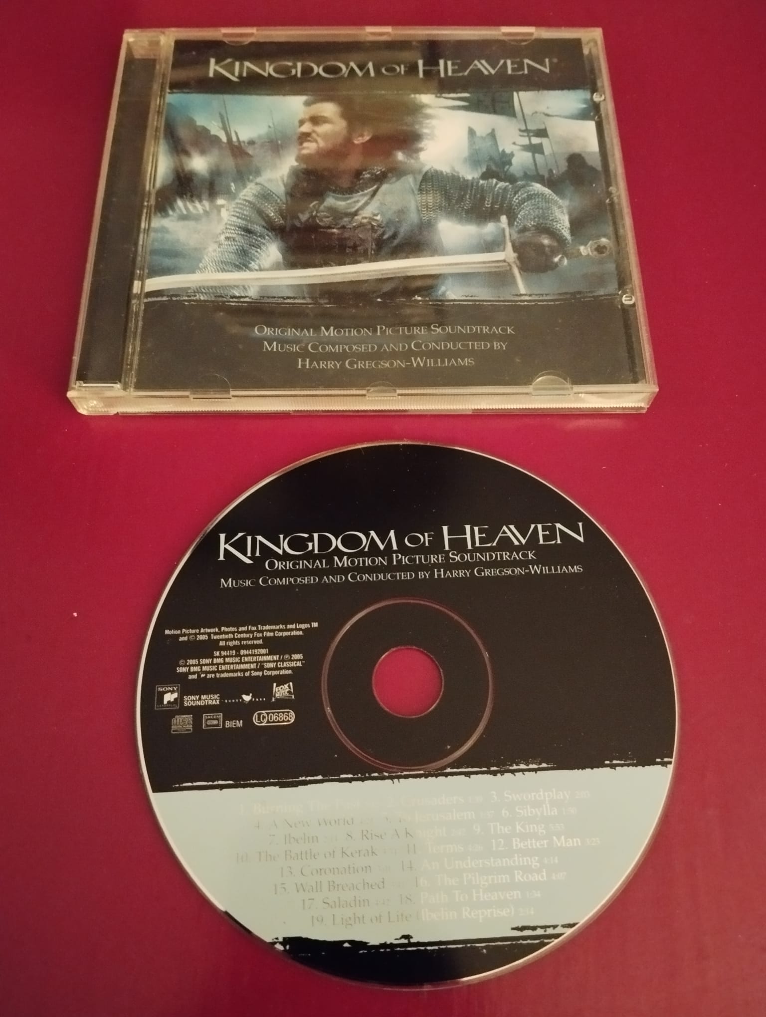 Harry Gregson-Williams - Kingdom Of Heaven (Soundtrack) - 2005 Avrupa Basım CD Albüm -2.El