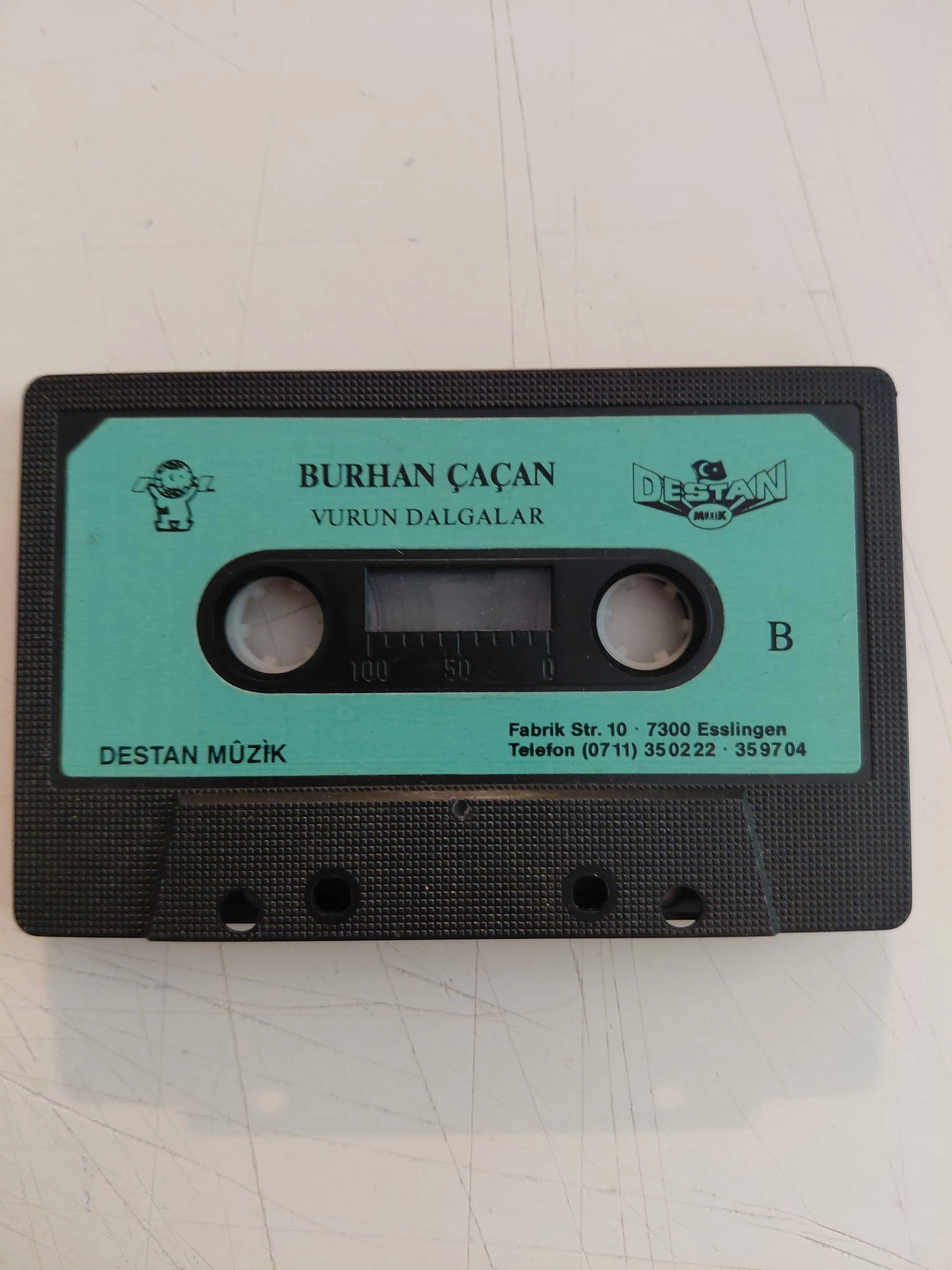 Burhan Çaçan – Vurun Dalgalar - Almanya Basım Kaset / Destan Müzik /Kapaksız-2.el