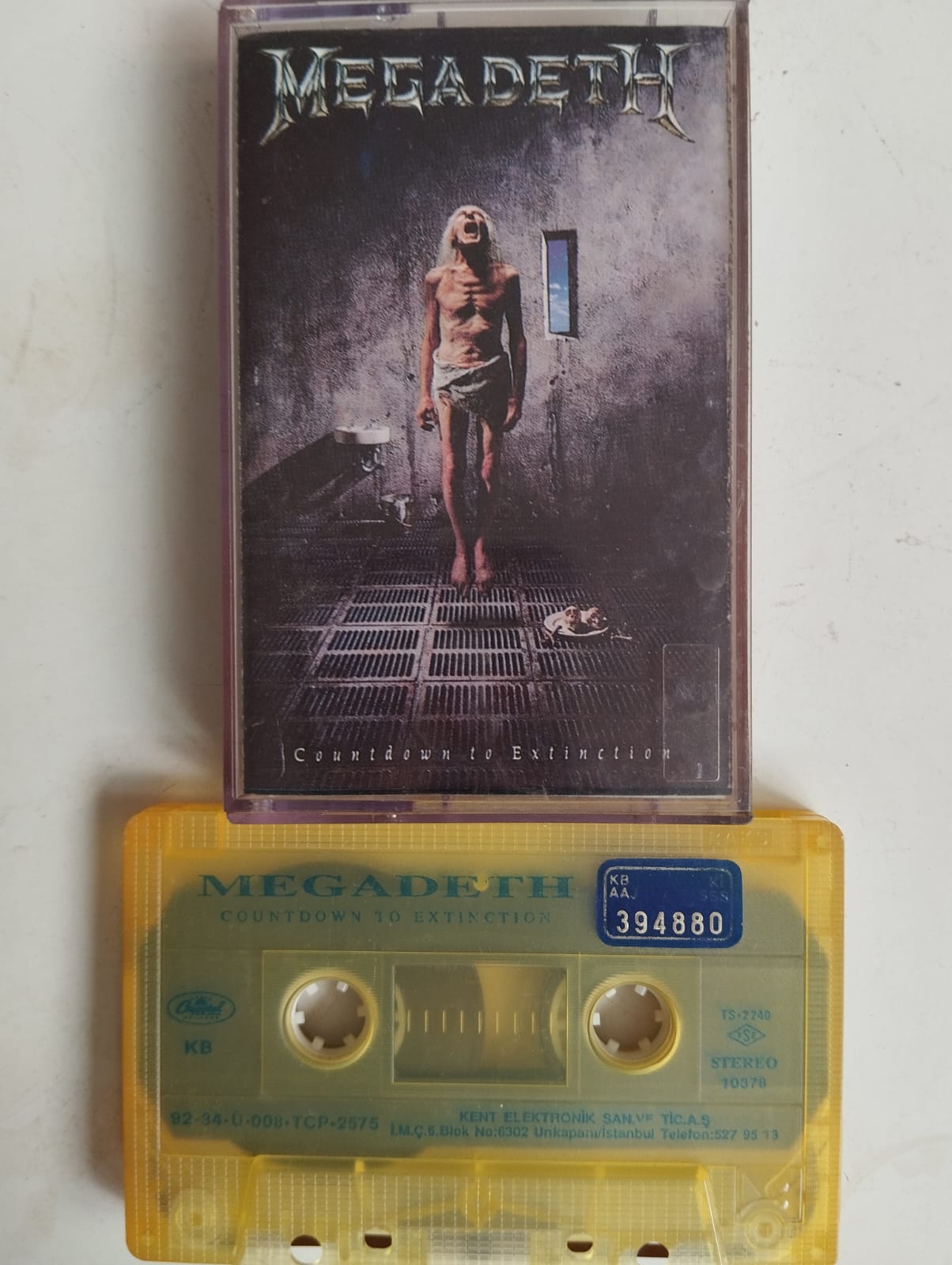 Megadeth – Countdown To Extinction - 1992 Türkiye Basım 2. El Kaset Albüm