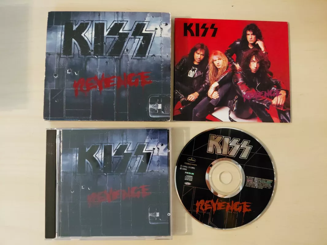 Kiss – Revenge - 1992 Japonya Basım CD Albüm -2.el