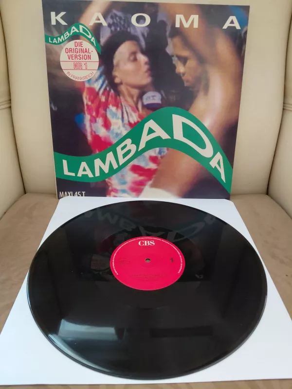 Kaoma  –  Lambada - 1989 Almanya Basım 12’’, 45’lik Plak - Maxi-Single-2.el