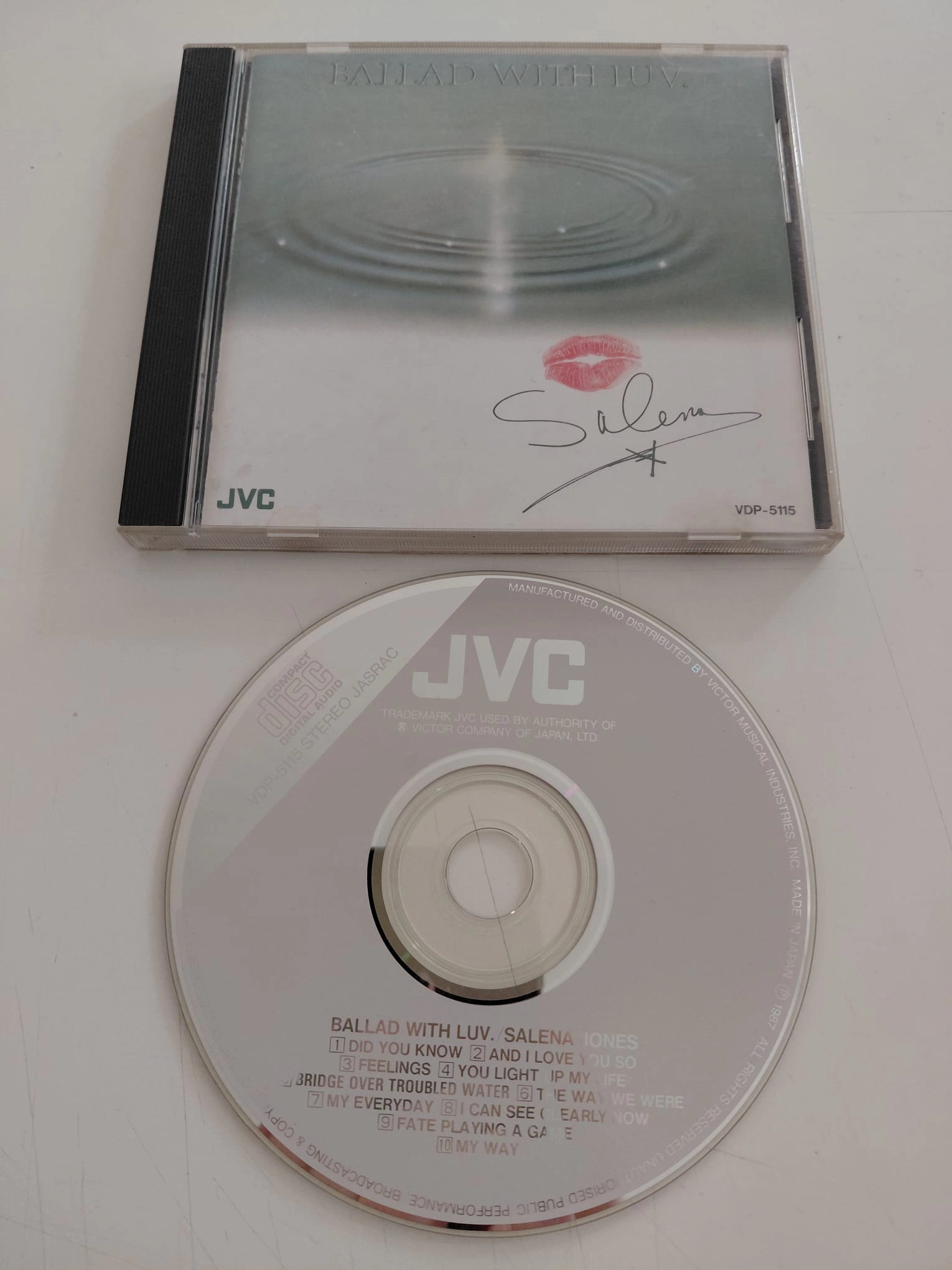Salena Jones – Ballad With Luv – 1987 Japonya Basım - CD Albüm-2.el