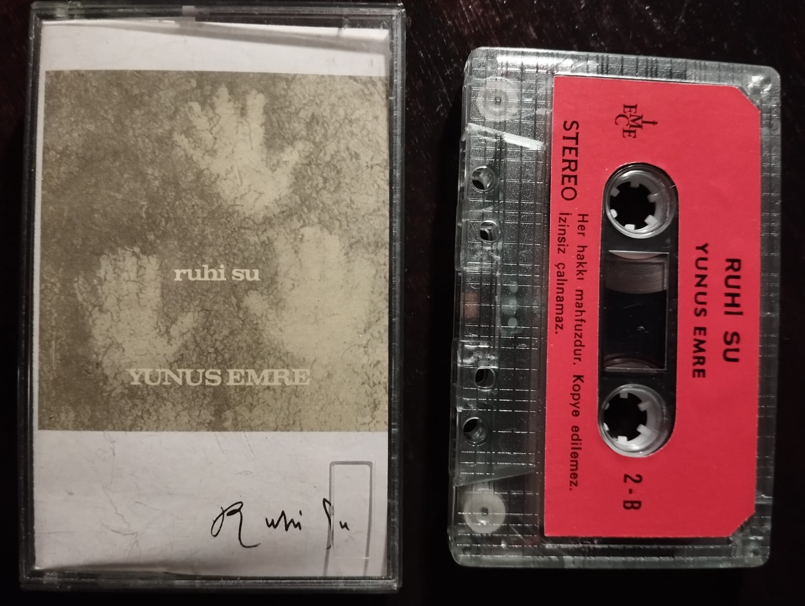 Ruhi Su – Yunus Emre - 1987 Türkiye Basım 2.El Kaset - Kağıt Baskı
