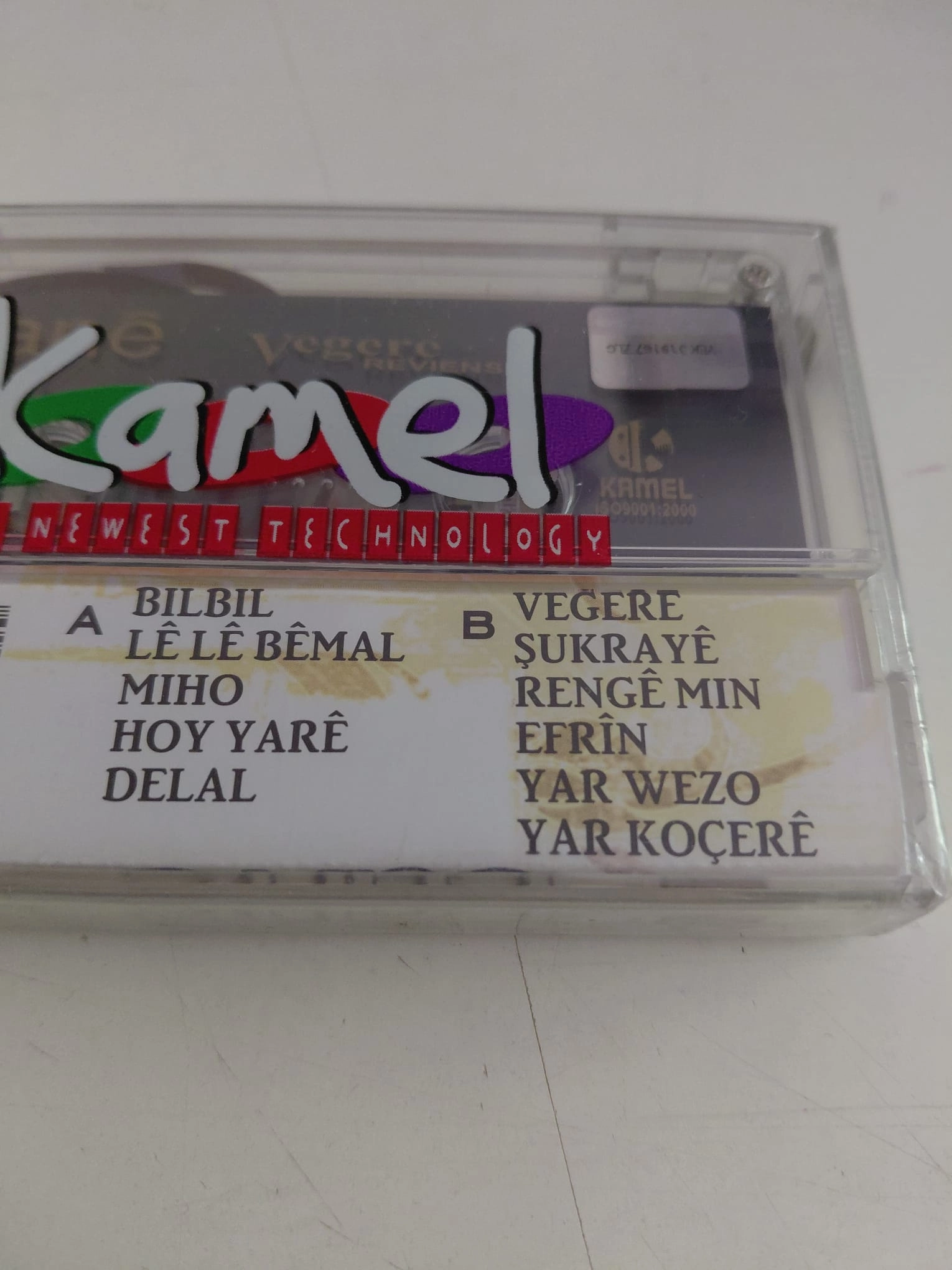 CANE  - Vegere -  Türkiye  Basım Kaset Albüm /Açılmamış Ambalajlı (Kürtçe)