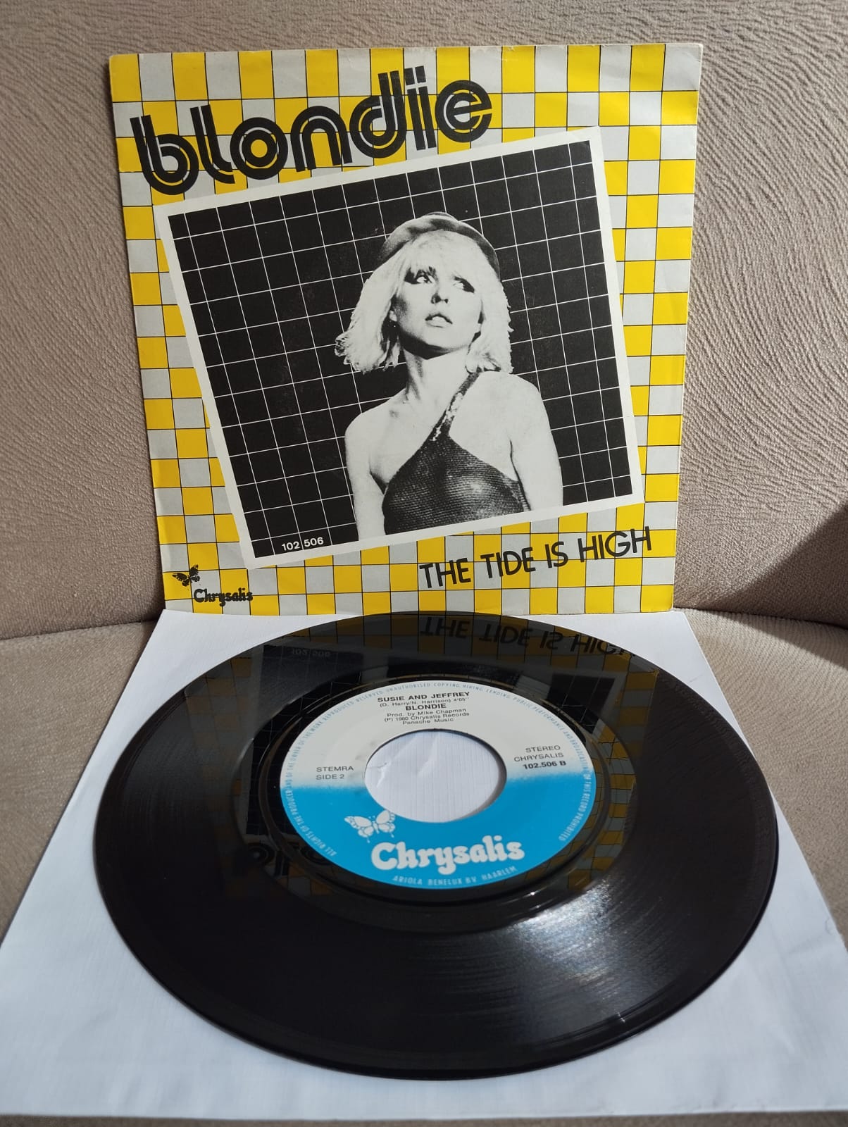 BLONDIE –  The Tide Is High -  1980 Hollanda Basım 45lik Plak-2.EL