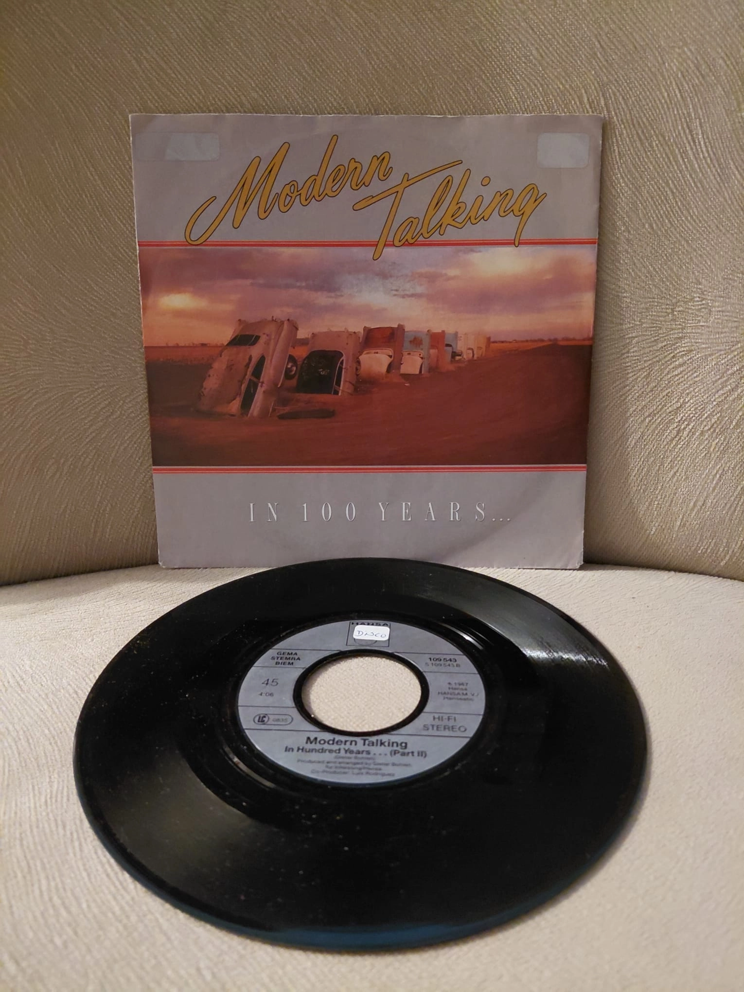 Modern Talking  –  In 100 Years… -  1987  Almanya Basım 45lik Plak