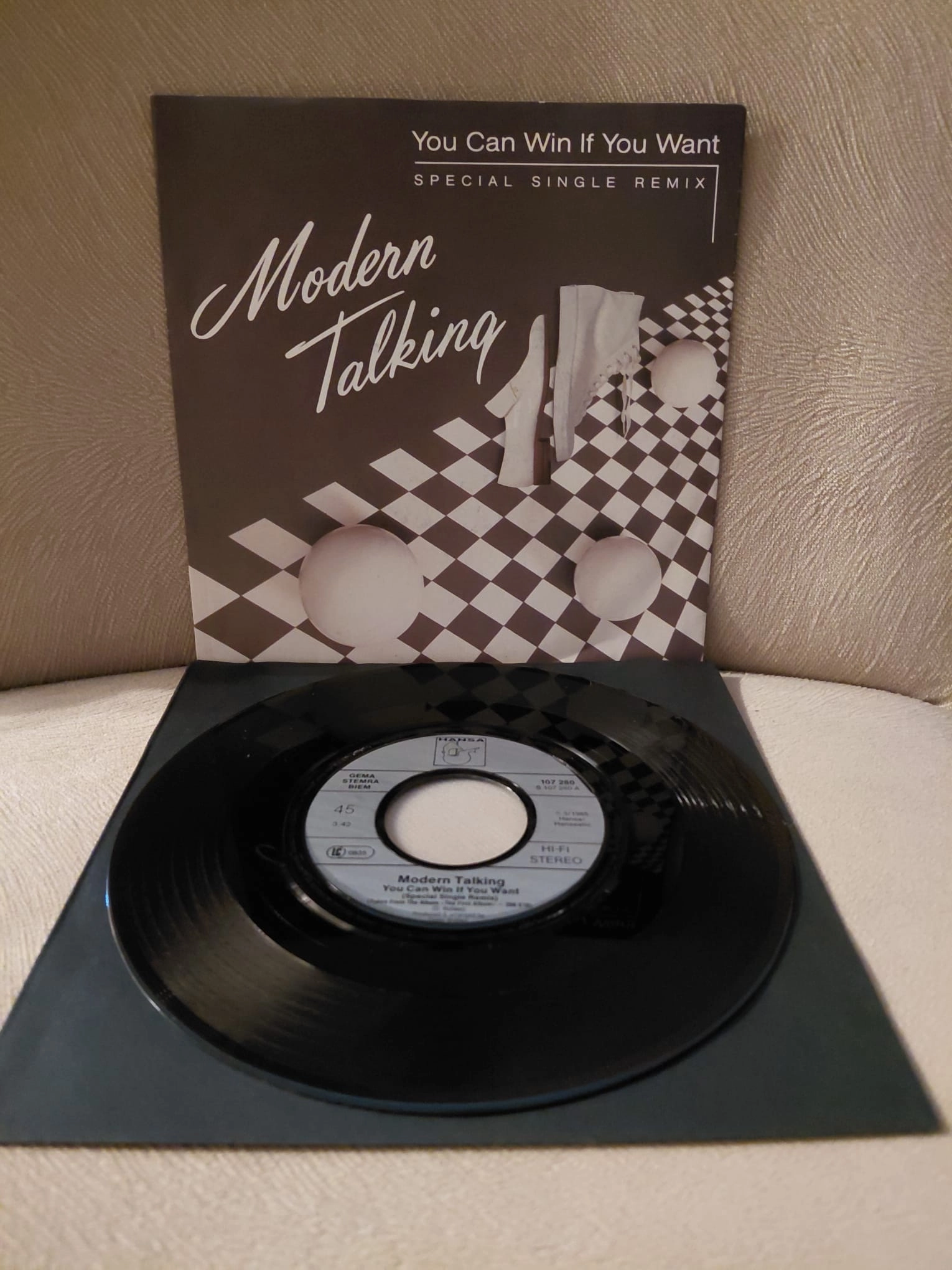Modern Talking  –  You Can Win If You Want  -  1985  Almanya Basım 45lik Plak