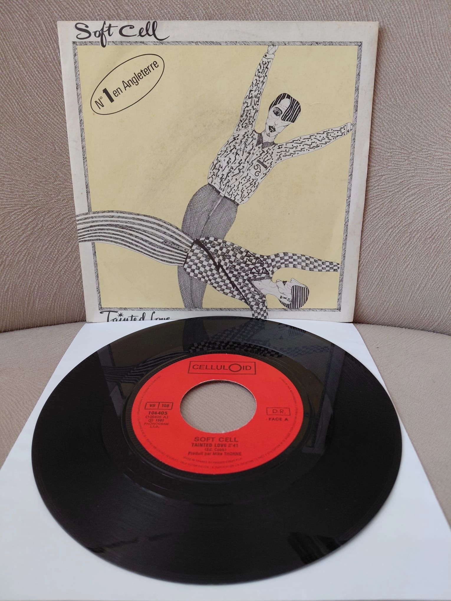 Soft Cell  –  Tainted Love -  1981  Fransa Basım  45’lik  Plak