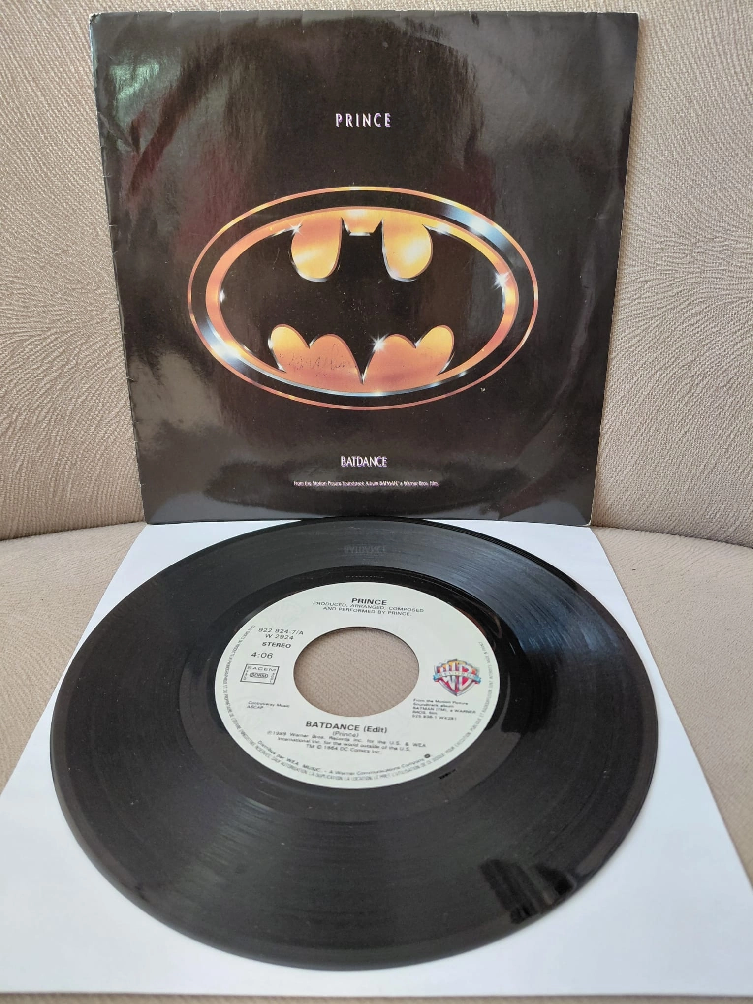 PRINCE   –  Batdance  -  1989  Fransa Basım  45’lik  Plak