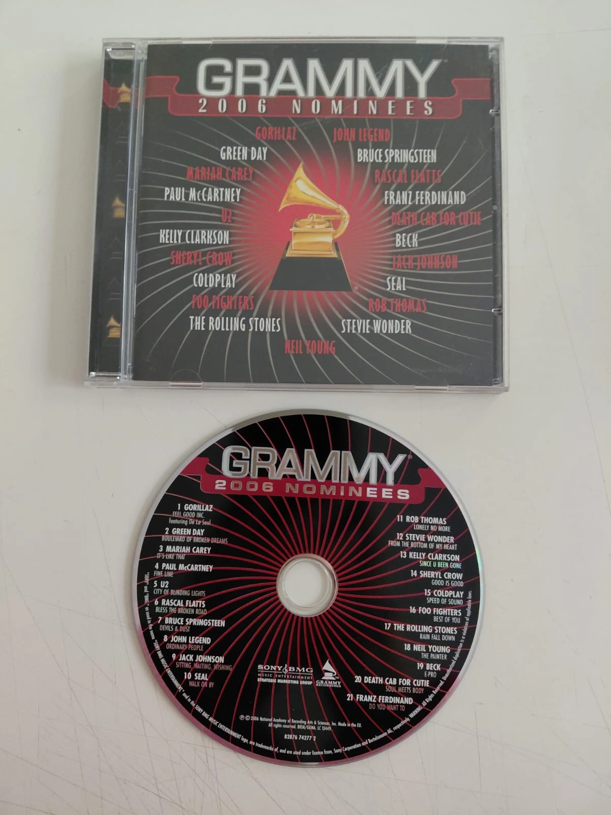 2006 Grammy Nominees - 2006  Avrupa Basım CD Albüm-2.el