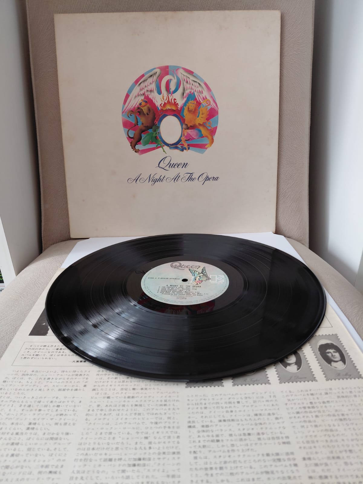 Queen – A Night At The Opera - 1981 Japonya Basım LP Plak-2.el