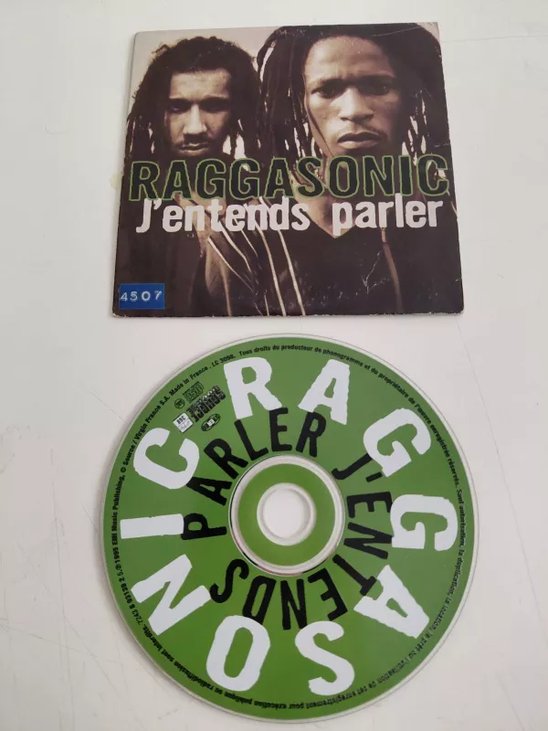 Raggasonic –  J’Entends Parler - 1995 Fransa Basım - CD Single / HipHop-2.el