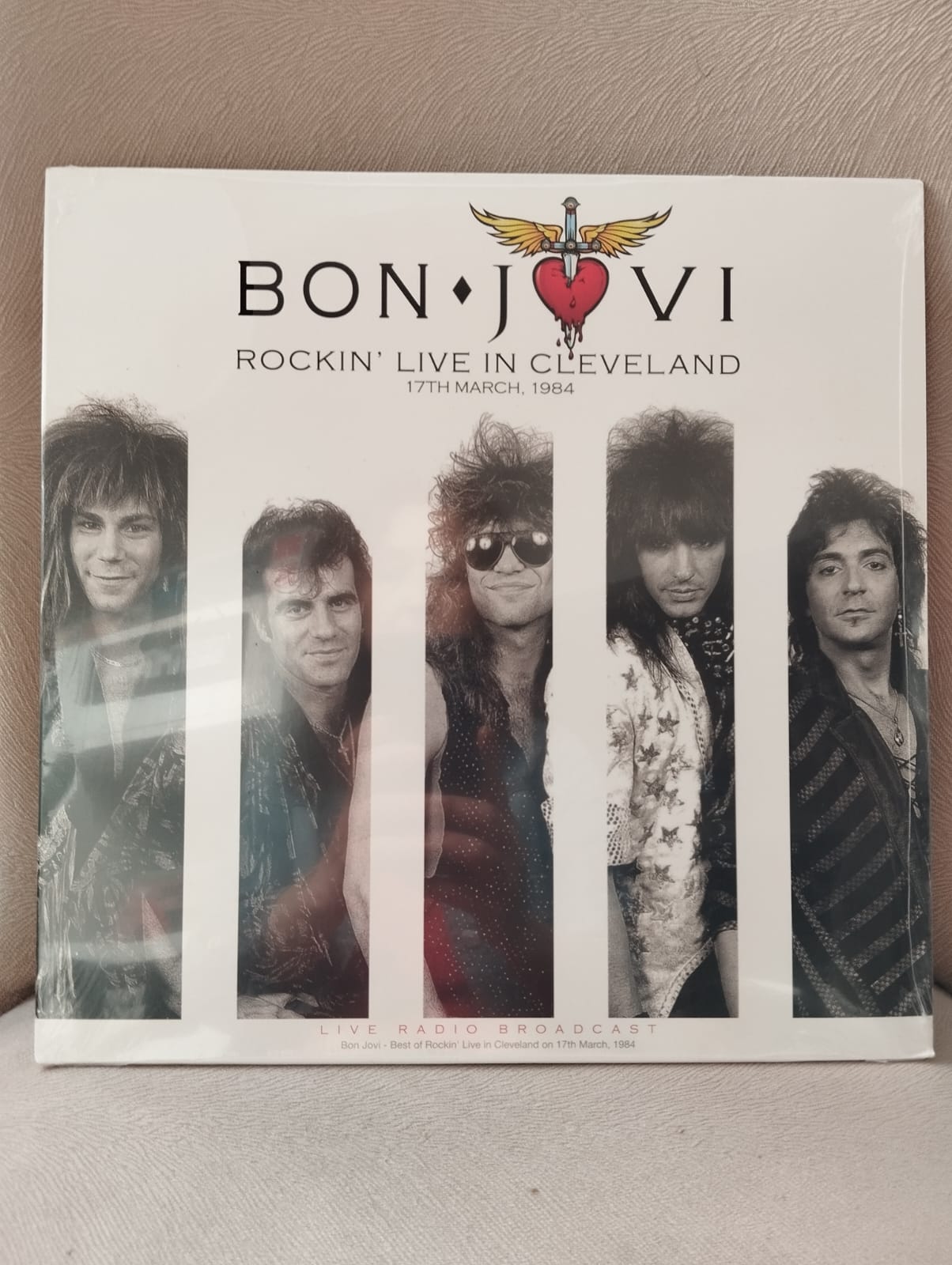 Bon Jovi – Rockin’ Live In Cleveland - 2018 Avrupa Basım 33 lük LP Plak (Jelatininde)