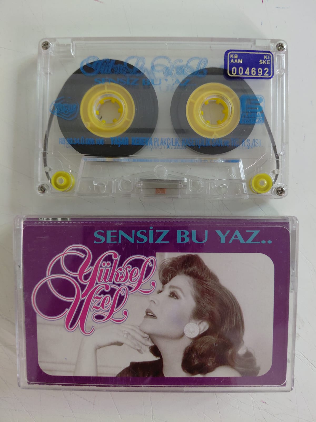 Yüksel Uzel – Sensiz Bu Yaz.. - 1993 Türkiye Basım Kaset -2.el