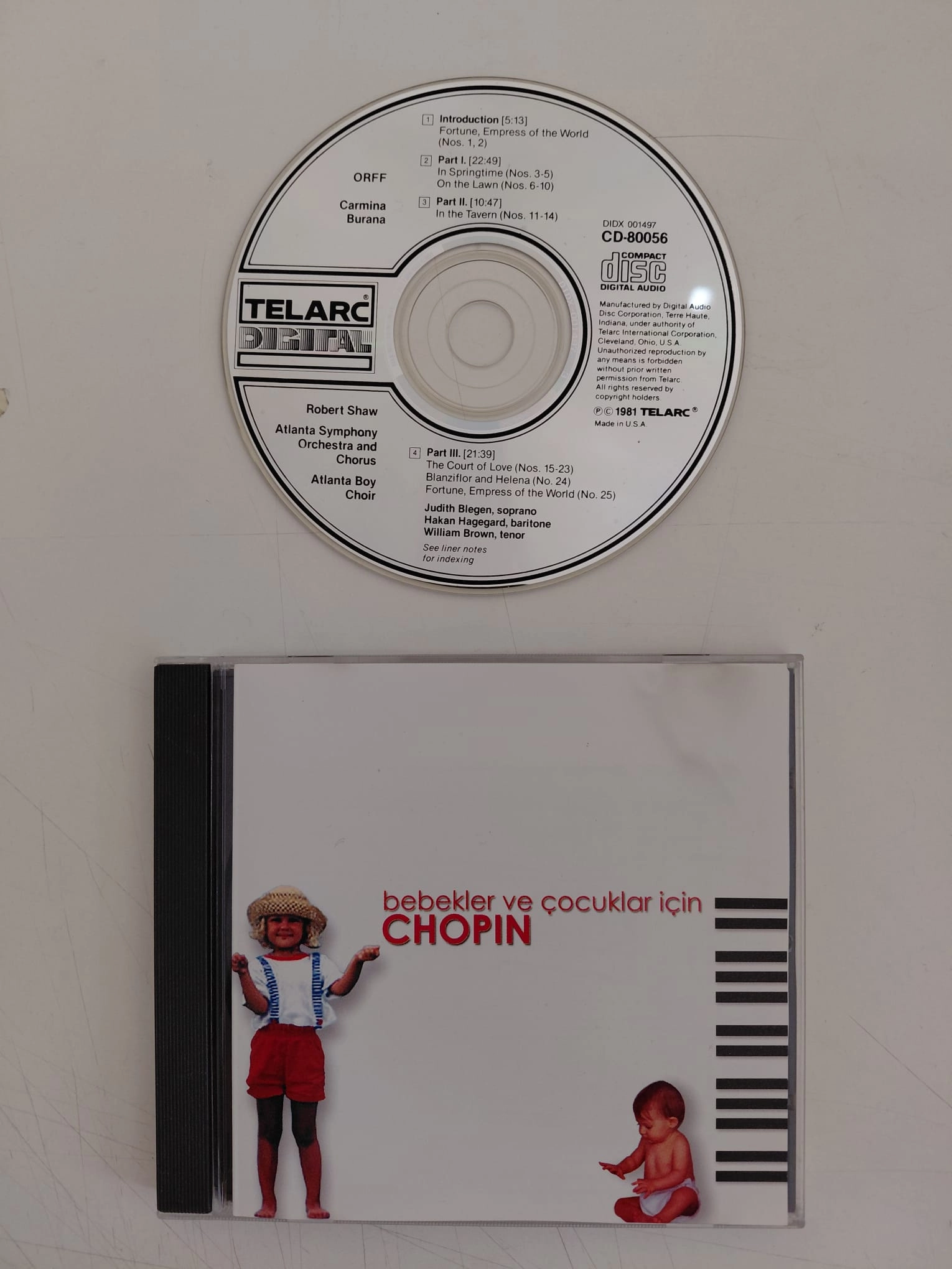 Bebekler ve Çocuklar Için Chopin - Türkiye  Basım - CD Albüm-2.el