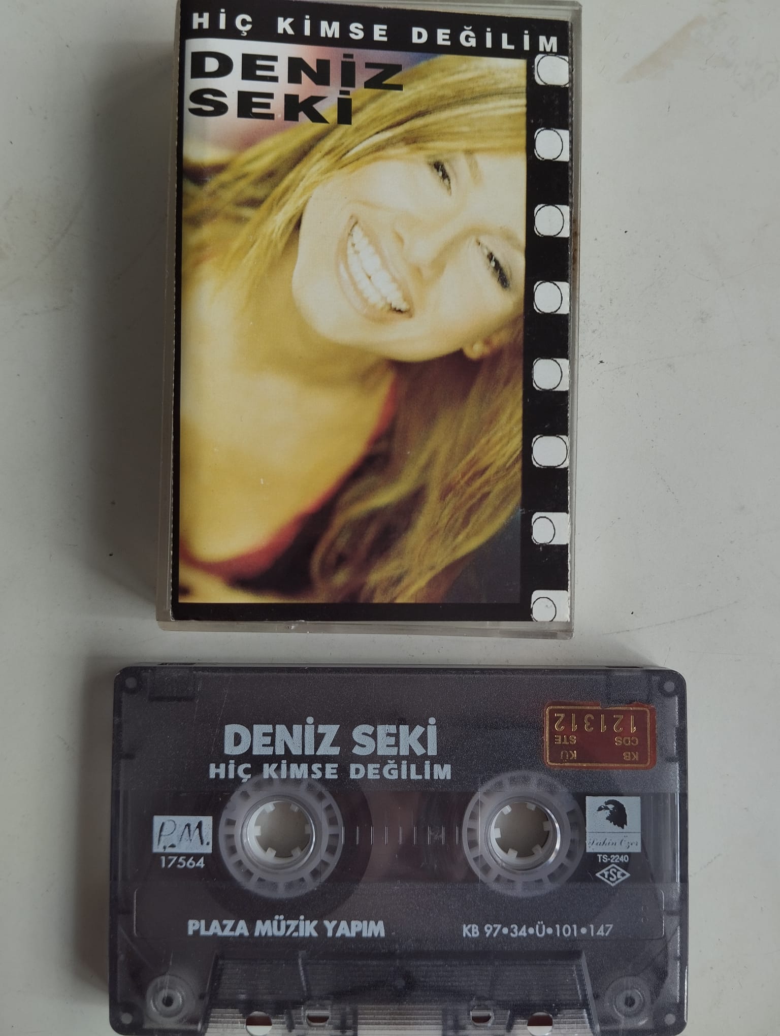 Deniz Seki – Hiç Kimse Değilim  - 1997 Türkiye Basım 2. El Kaset Albüm