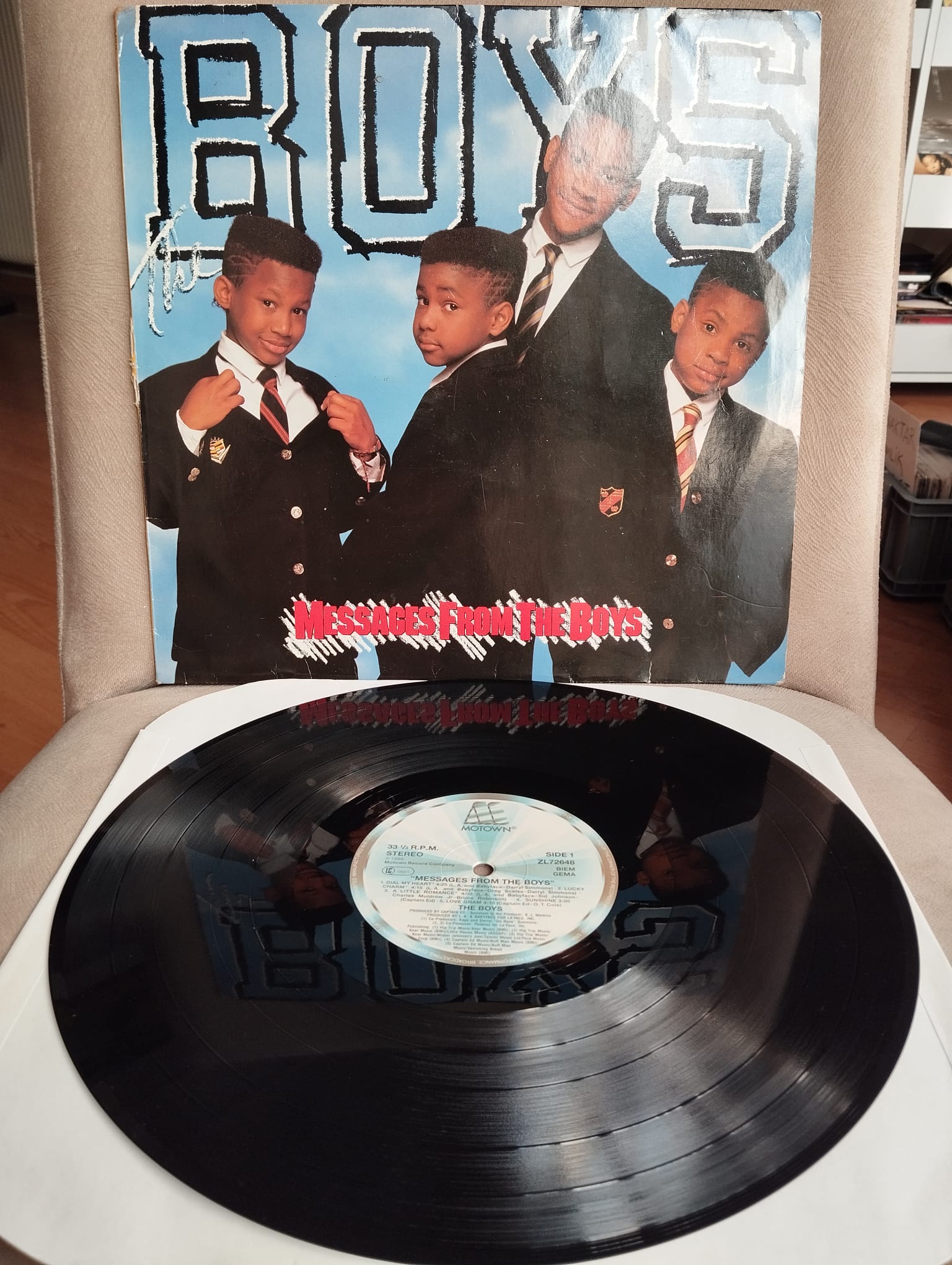 The Boys – Messages From The Boys - 1988 Almanya Basım 33 lük Plak - Lp Albüm-2.el