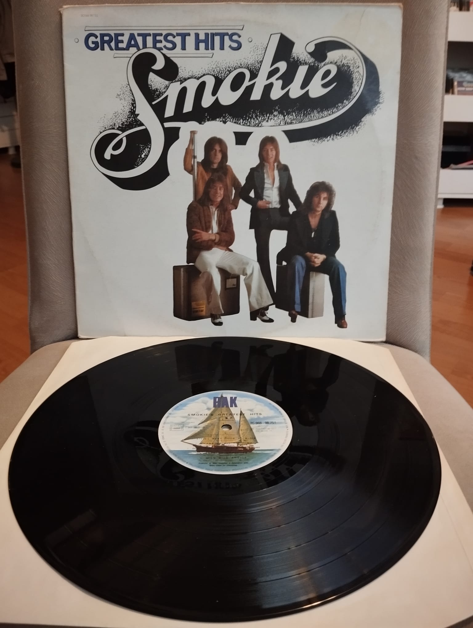 Smokie – Greatest Hits - 1977 Fransa Basım LP Plak