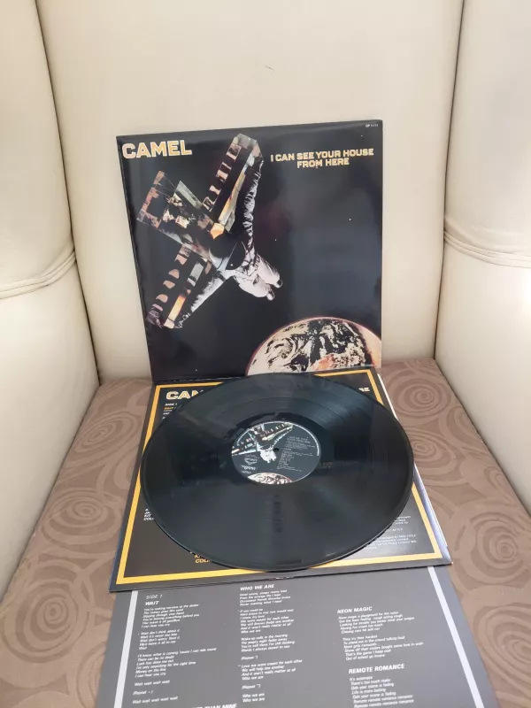 CAMEL - I Can See Your House From Here - 1979 Japonya Basım LP Plak-2.el