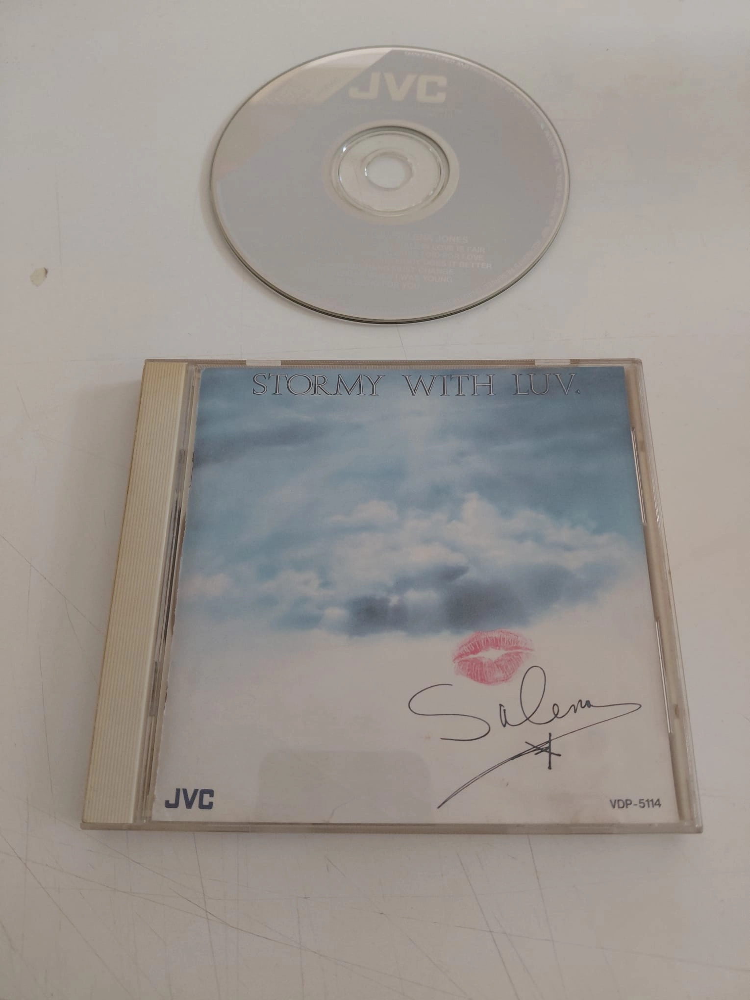 Salena Jones  – Stormy With Luv  – 1987  Japonya Basım - CD Albüm-2.el